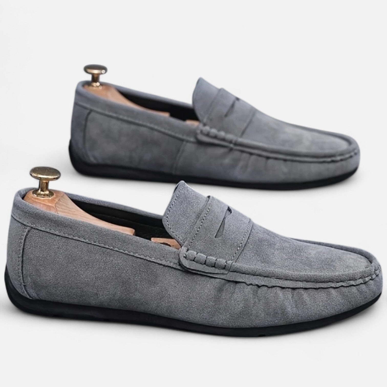 Maisonancien | Męskie penny loafers – klasyka i komfort