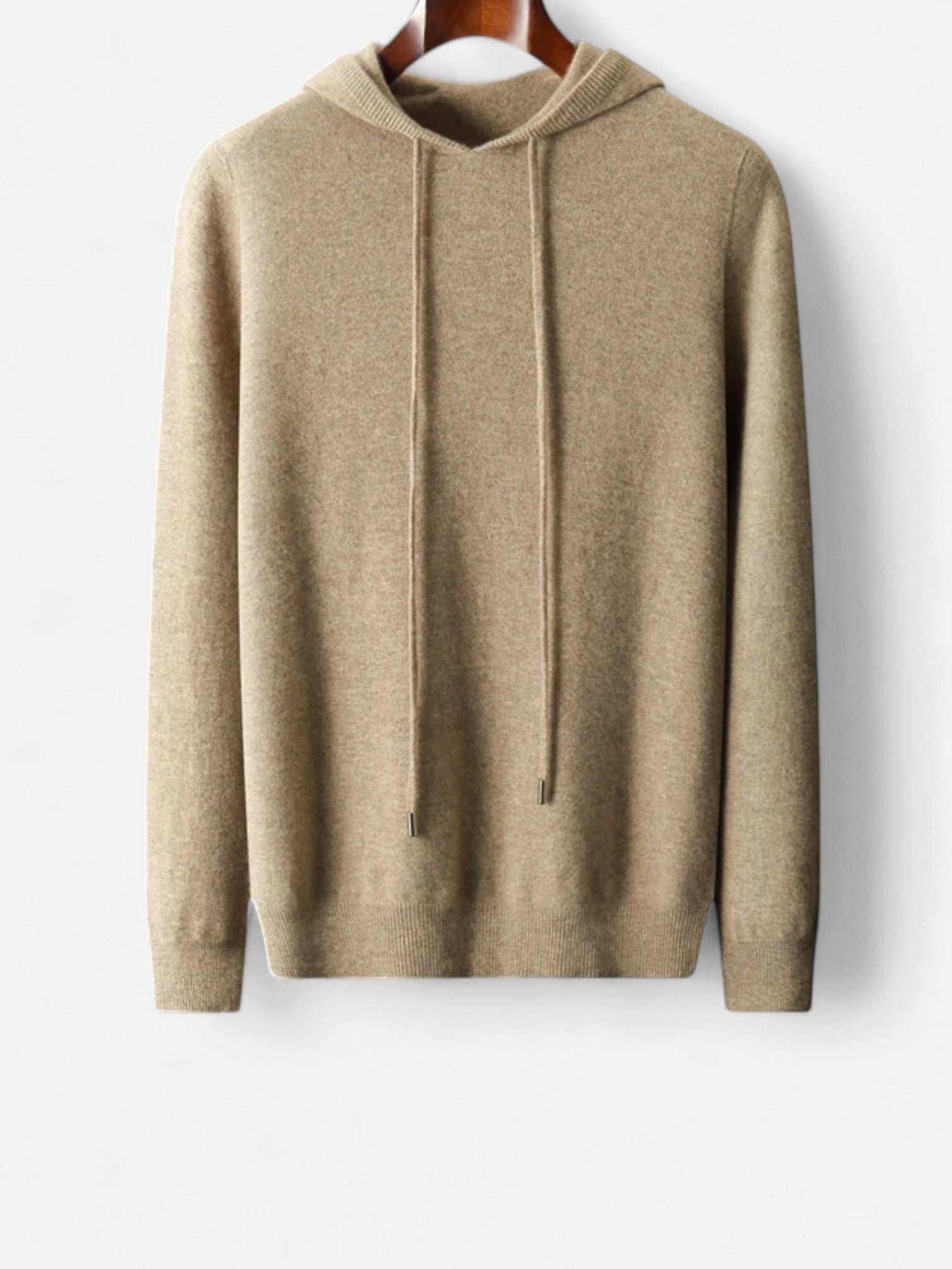 Maisonancien | Męska bluza z kapturem z wełny merino