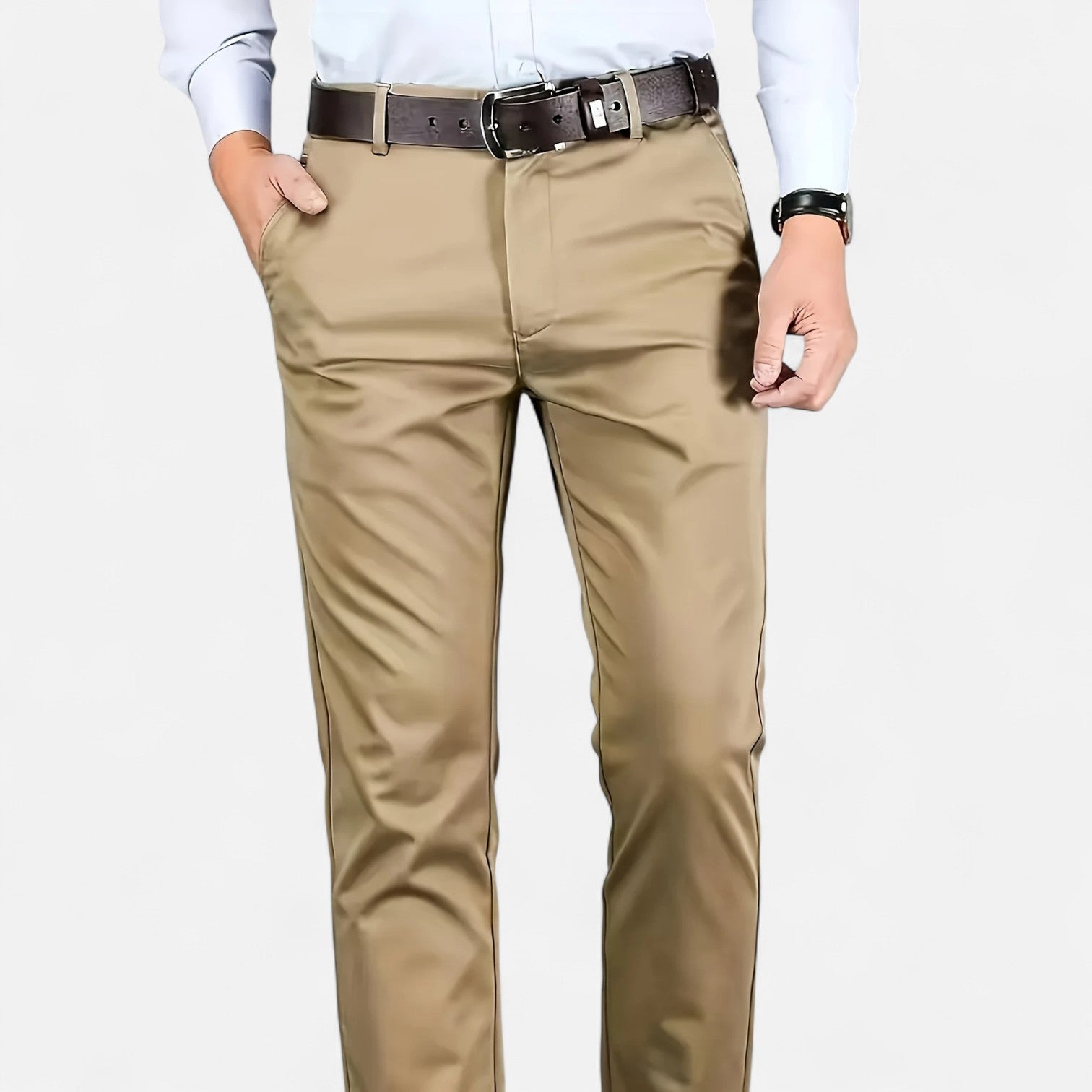 Maisonancien | Męskie spodnie business – styl angielski codzienny