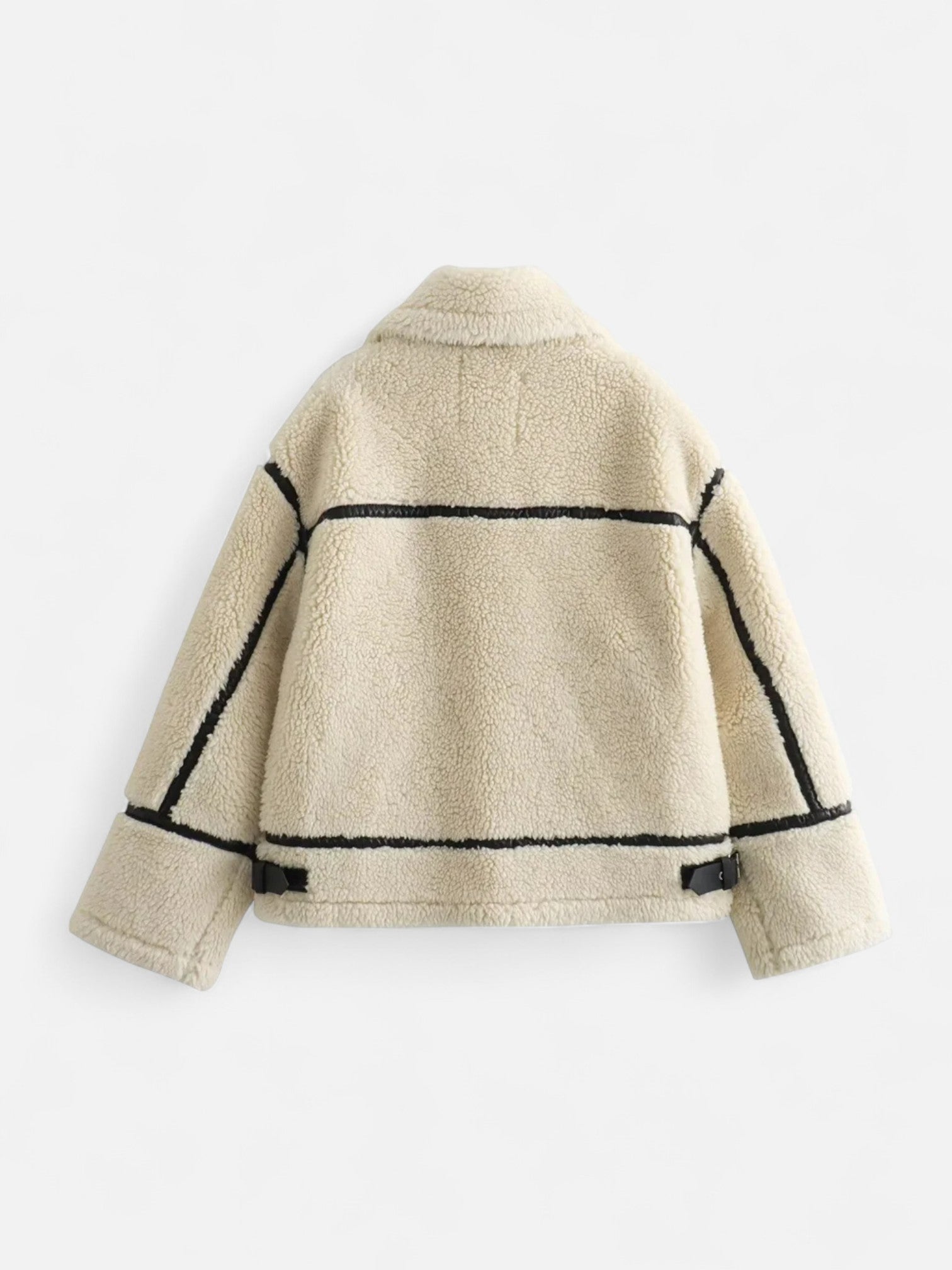 Maisonancien | Damska Kurtka Motocyklowa – Sztuczne Futro Premium