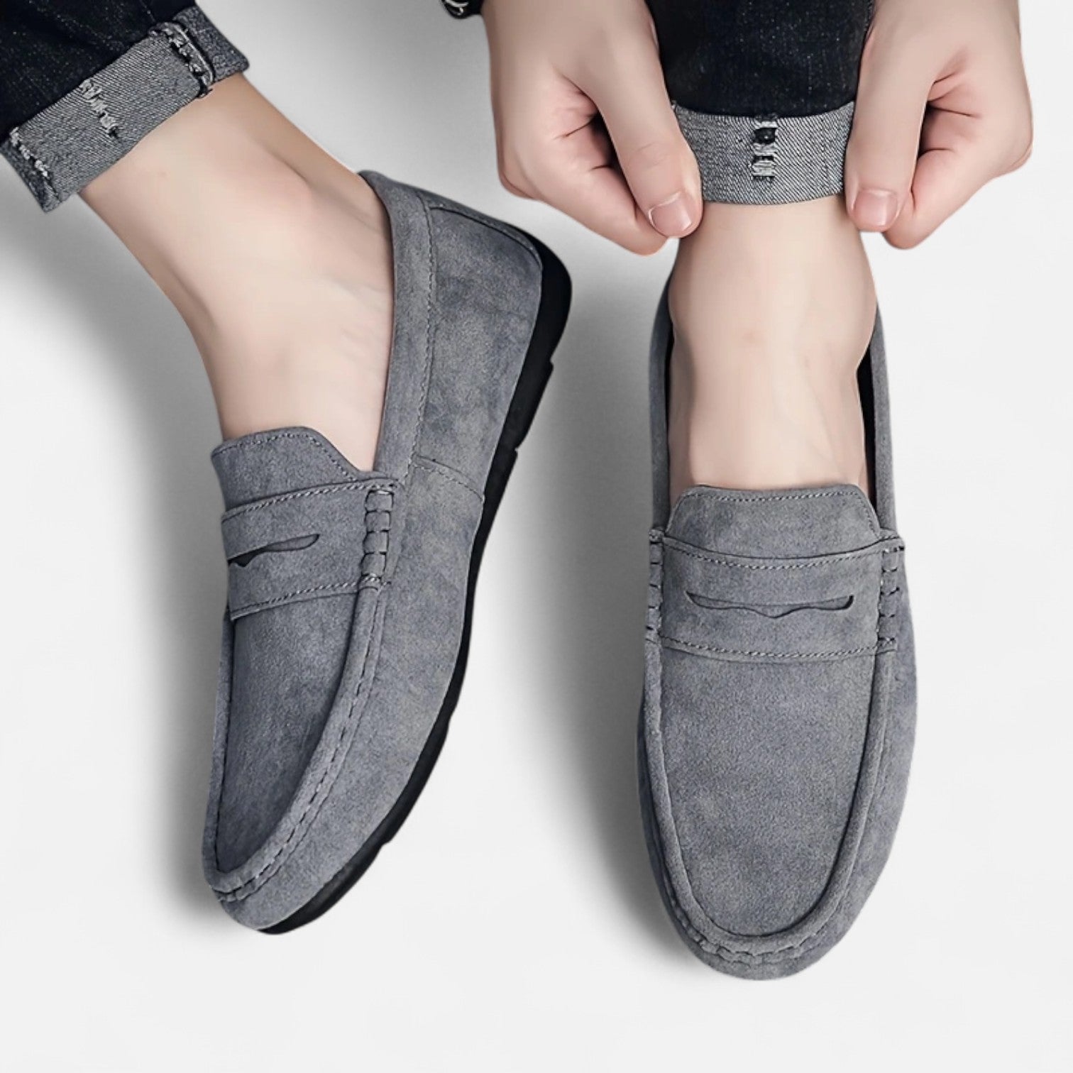 Maisonancien | Męskie penny loafers – klasyka i komfort