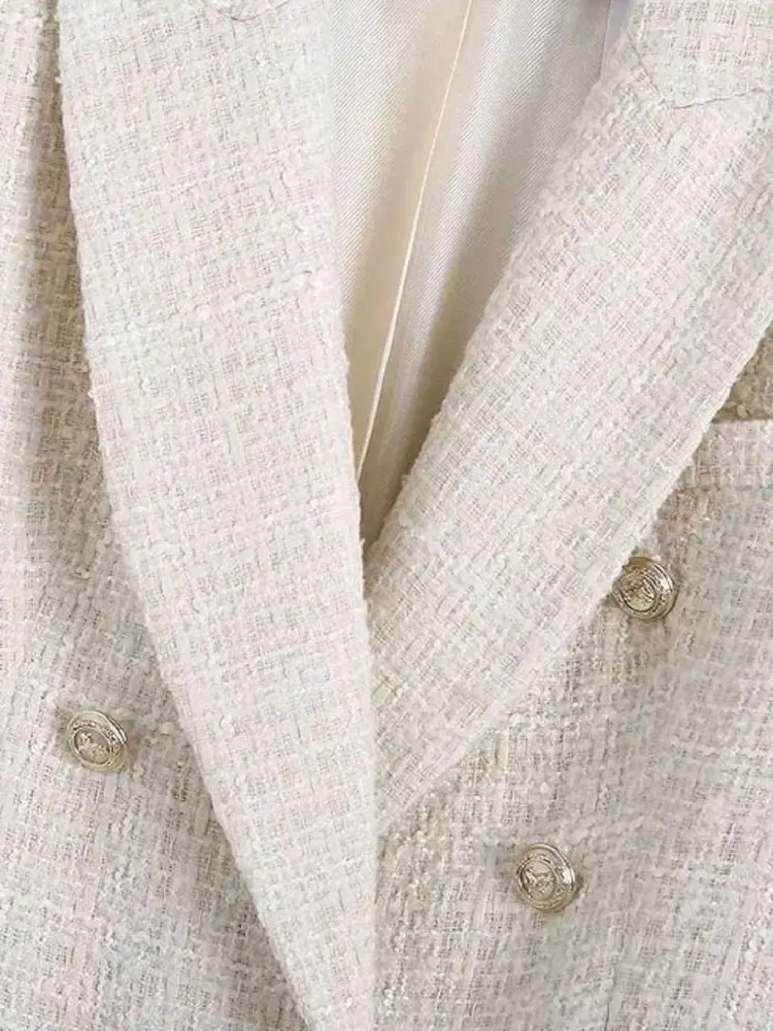 Maisonancien | Damska Marynarka Tweedowa – Dwurzędowa Klasyka Vintage