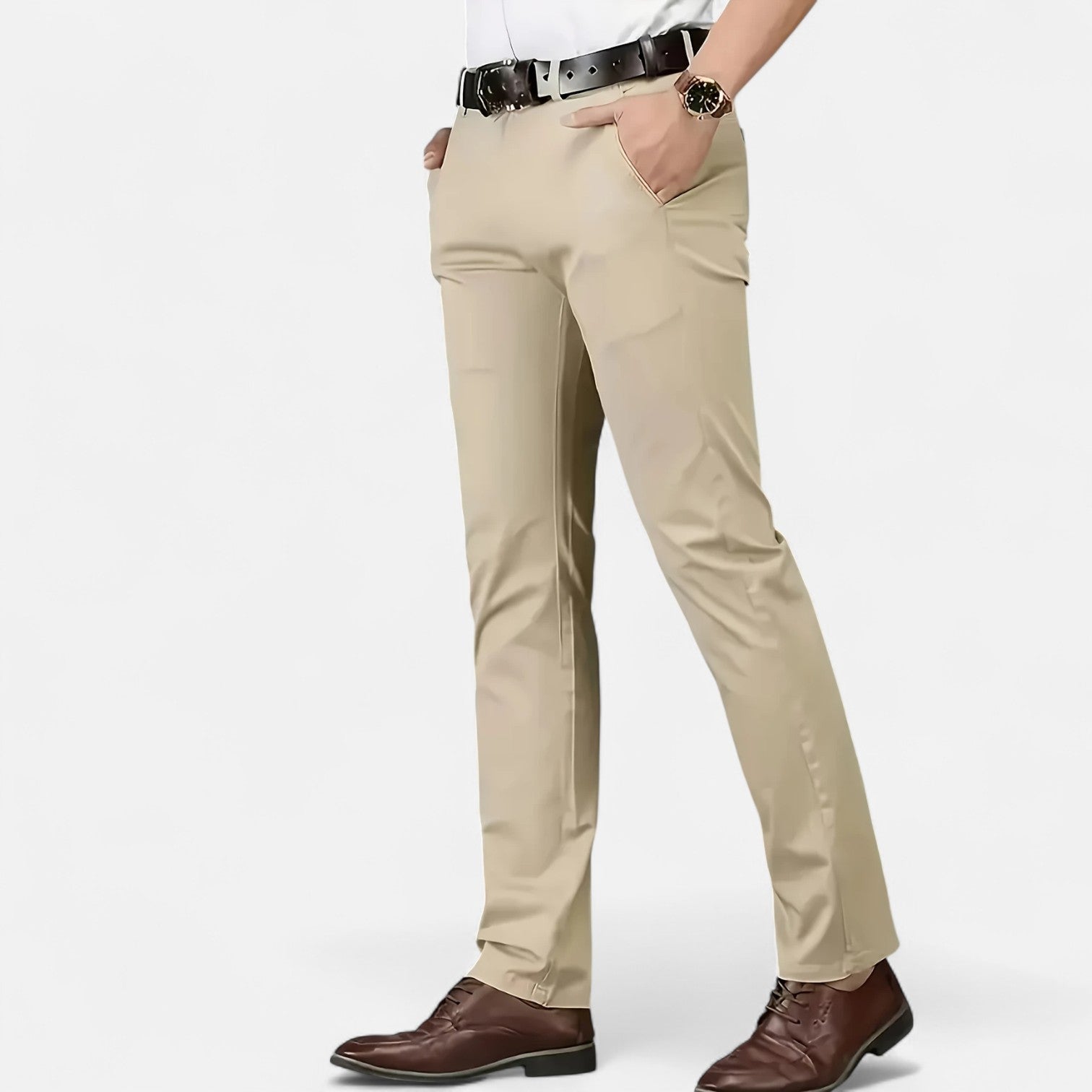 Maisonancien | Męskie spodnie business – styl angielski codzienny