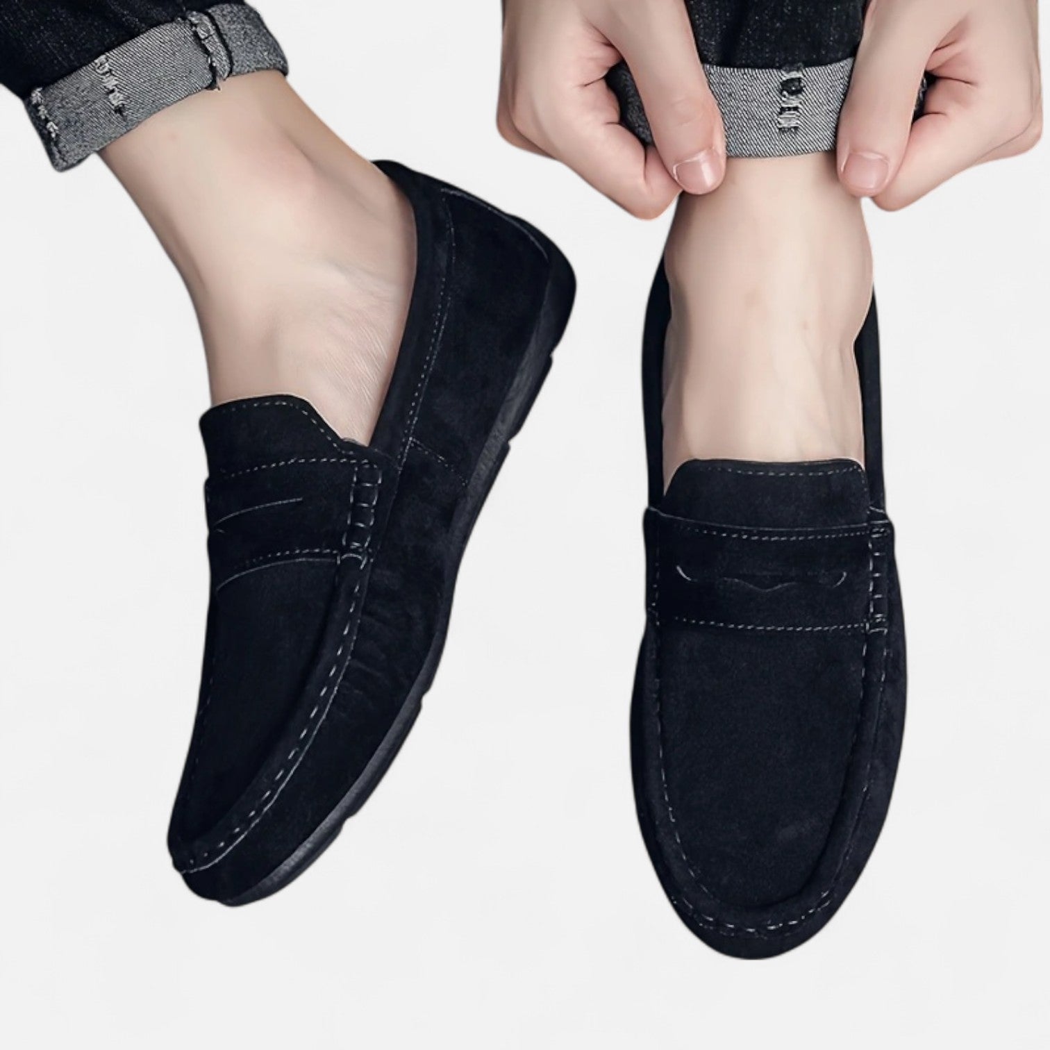 Maisonancien | Męskie penny loafers – klasyka i komfort