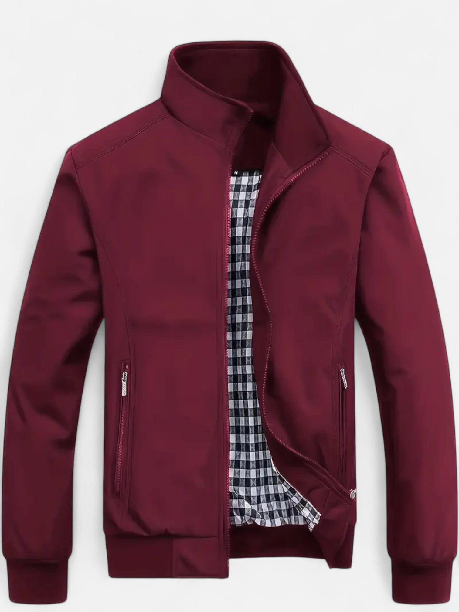 Maisonancien | Męska bomberka w odcieniu jasnej szarości