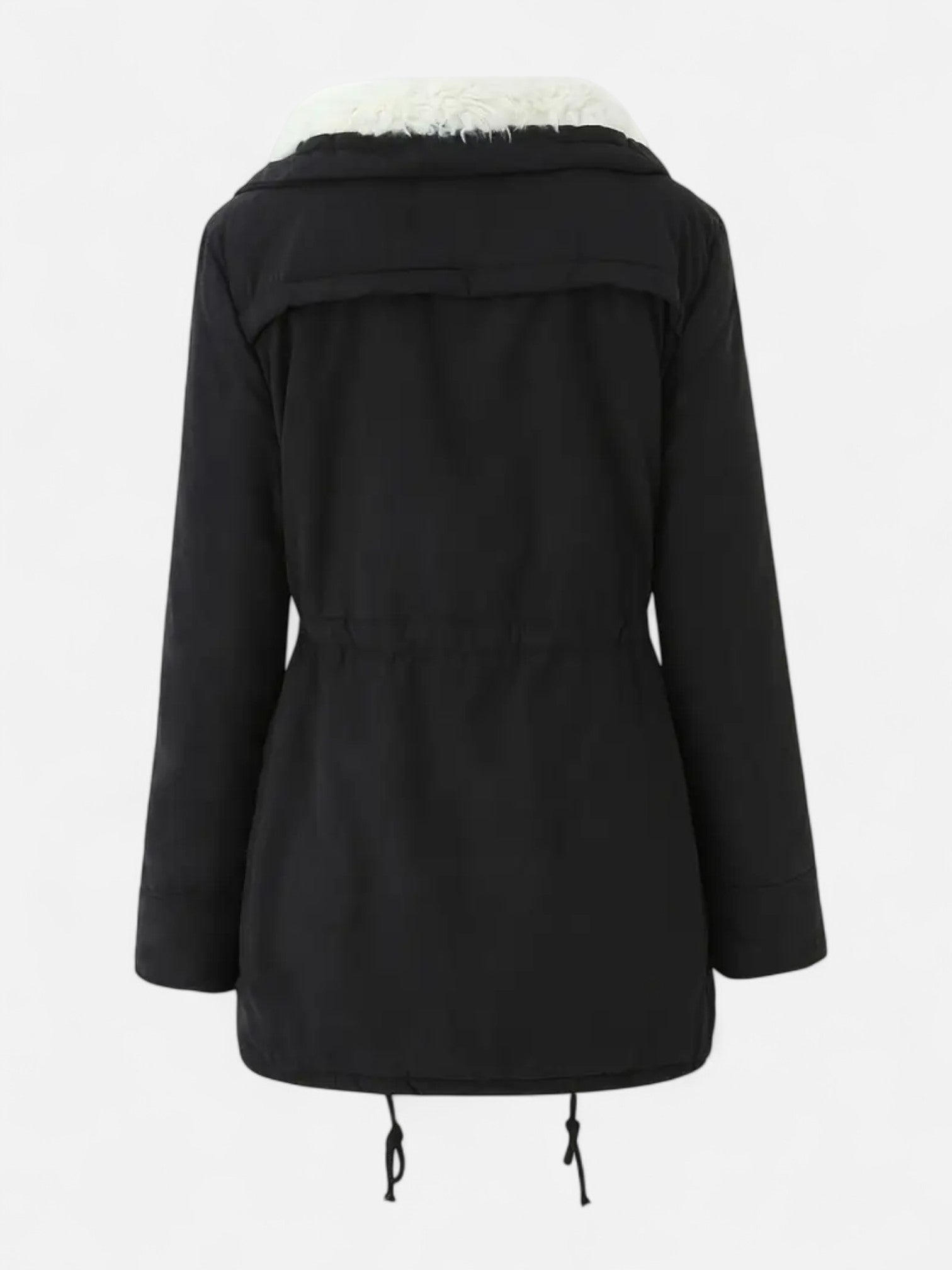 Maisonancien | Damska Parka Midi – Casual z Troczkiem w Pasie