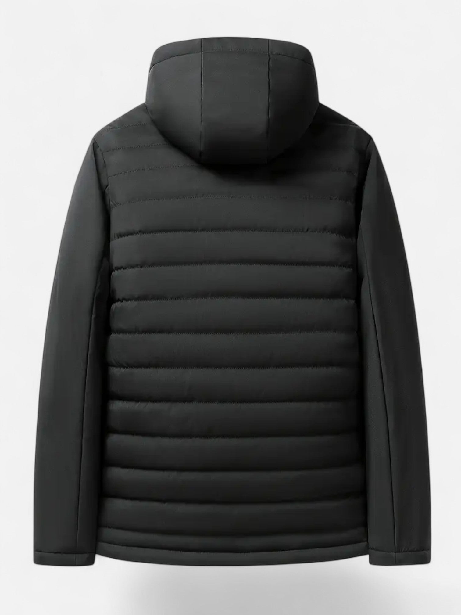 Maisonancien | Męska Kurtka Zimowa z Kapturem – Ocieplana i Pikowana