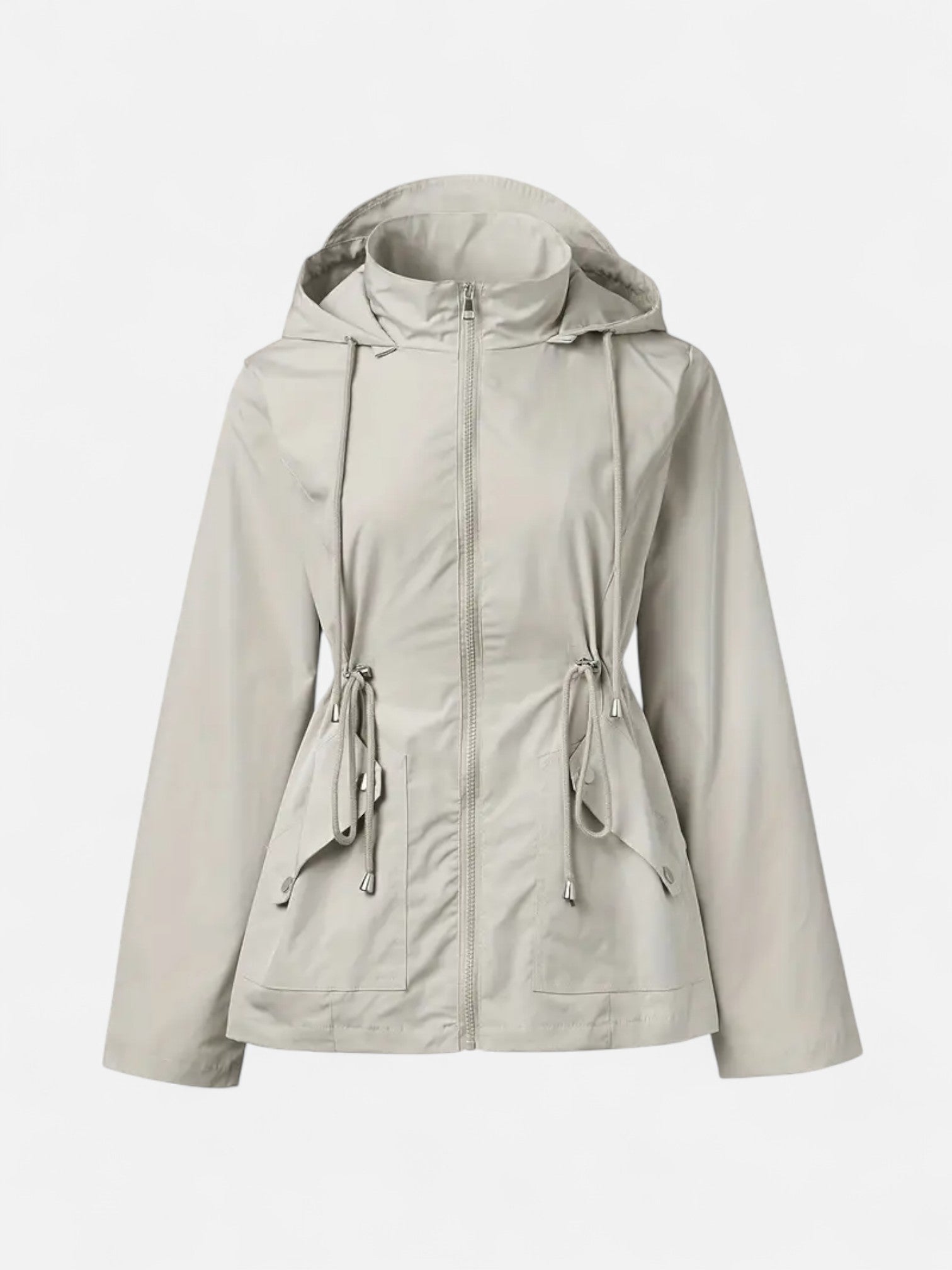 Maisonancien | Damski trencz z kapturem i troczkiem