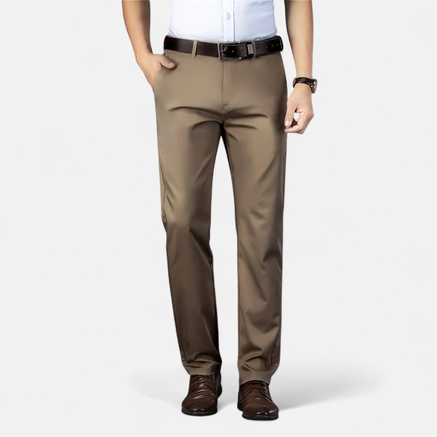 Maisonancien | Męskie spodnie business – styl angielski codzienny