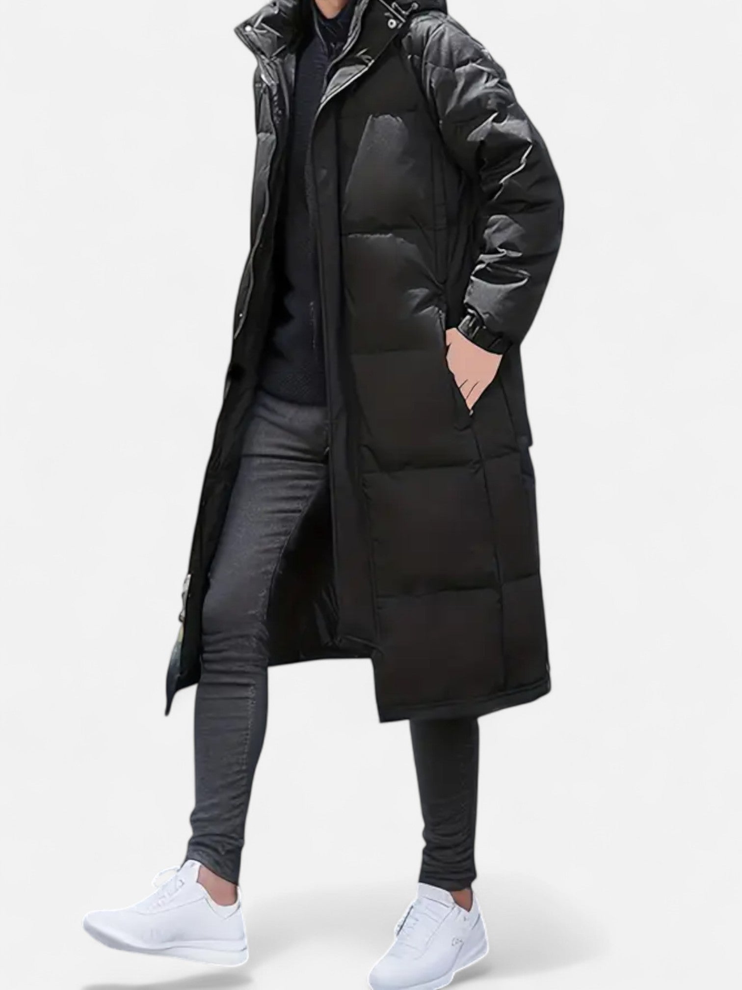 Maisonancien | Ciepły Płaszcz Mid-Length – Styl Casual Premium