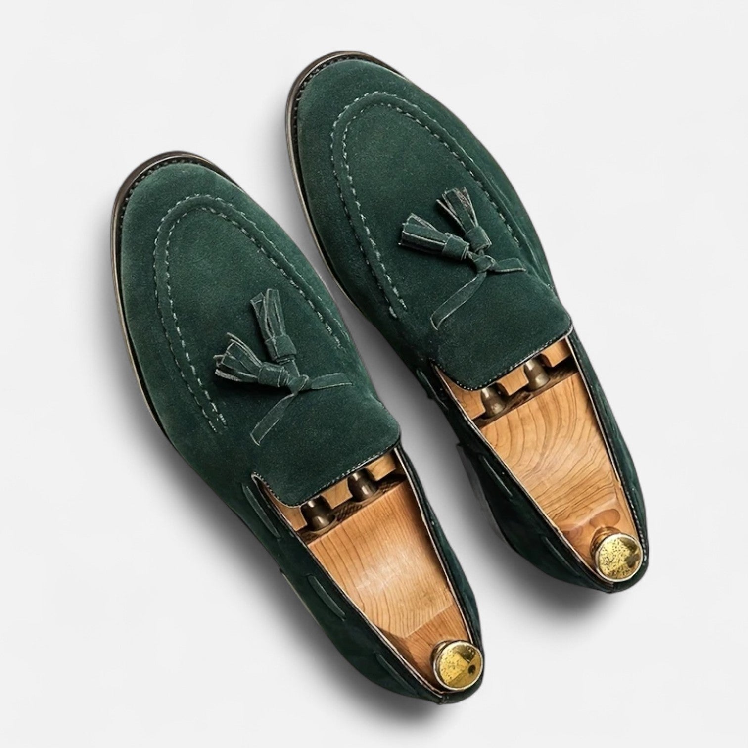 Maisonancien | Męskie loafersy tassel – skórzany Oxford szyk