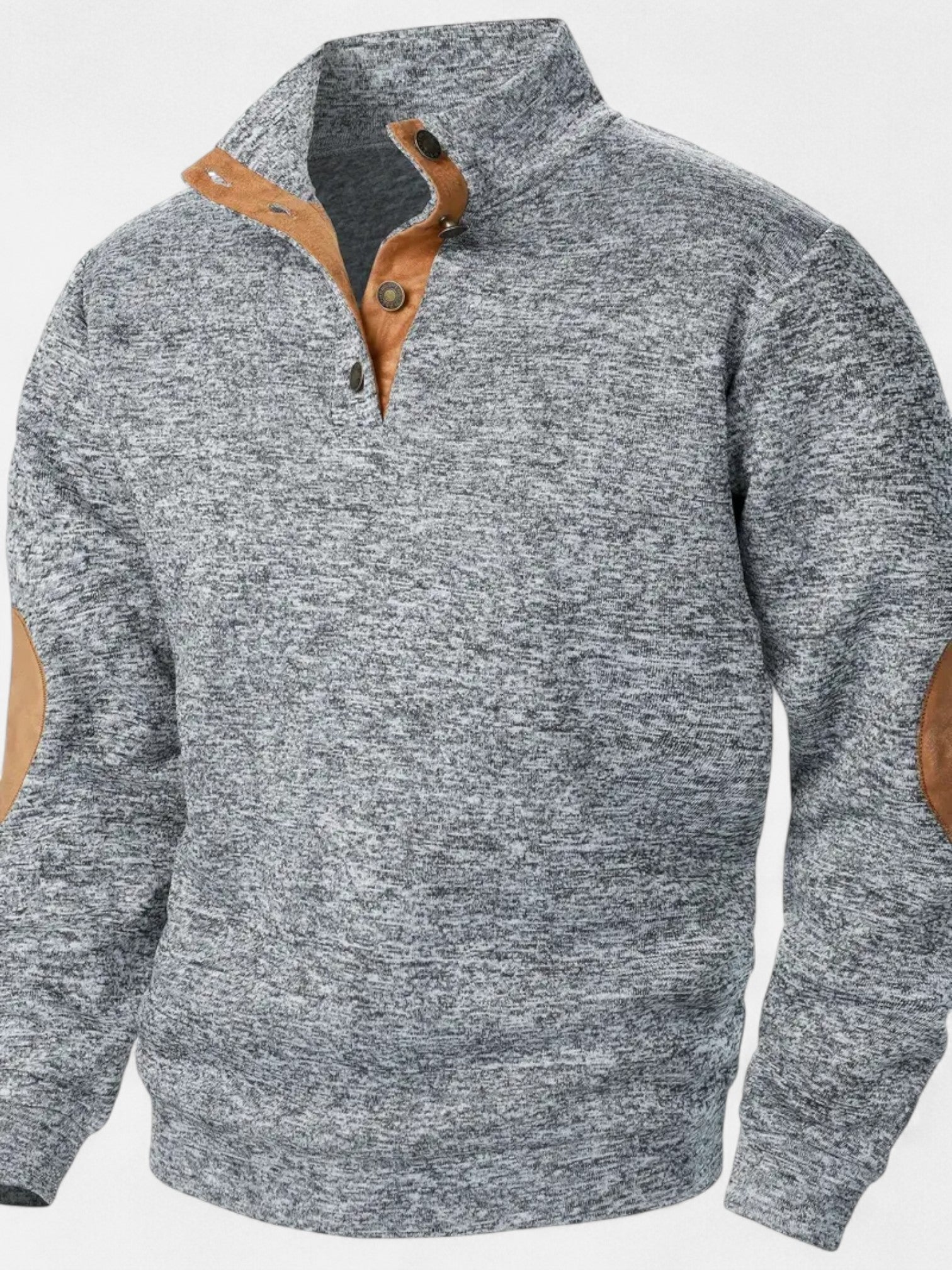 Maisonancien | Męski Sweter ze Stójką – Klasyczny Minimalizm