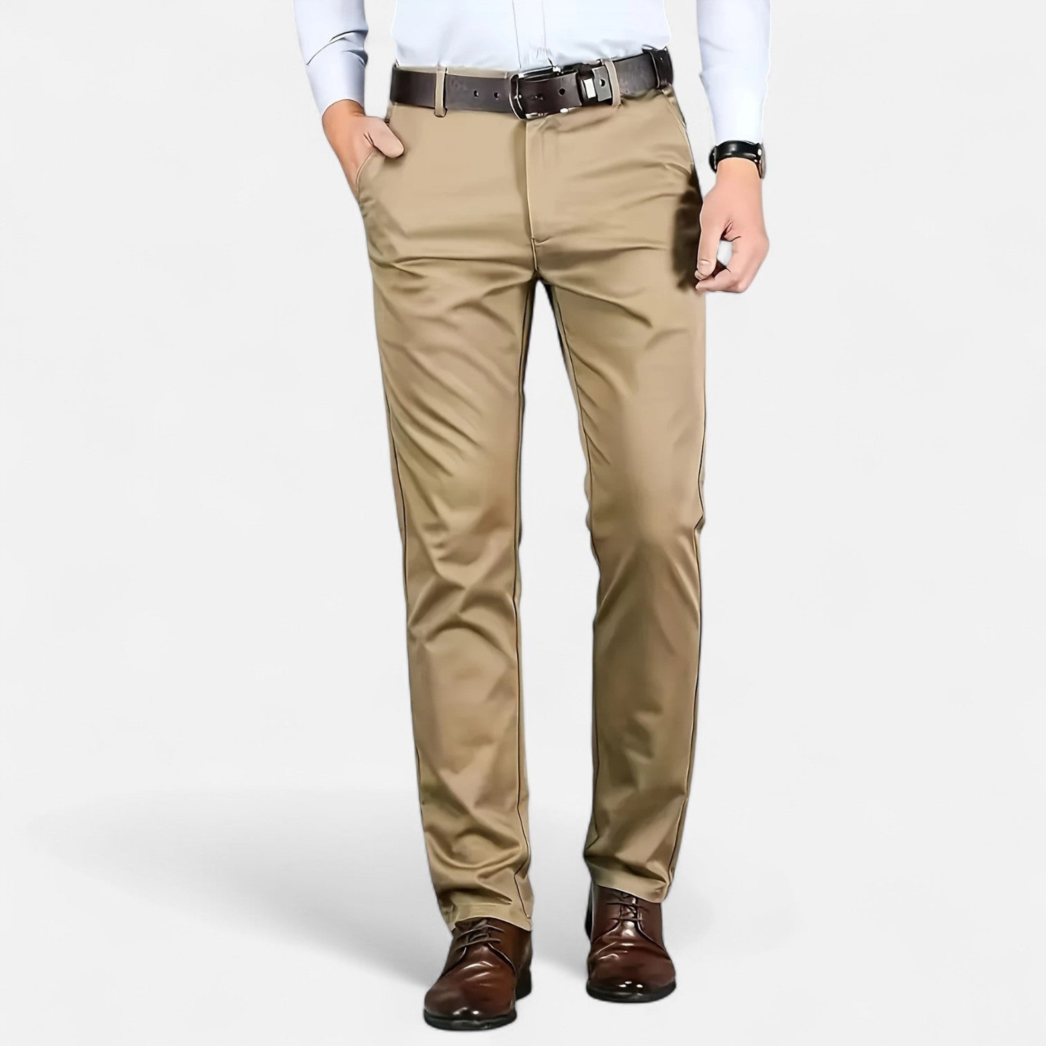 Maisonancien | Męskie spodnie business – styl angielski codzienny