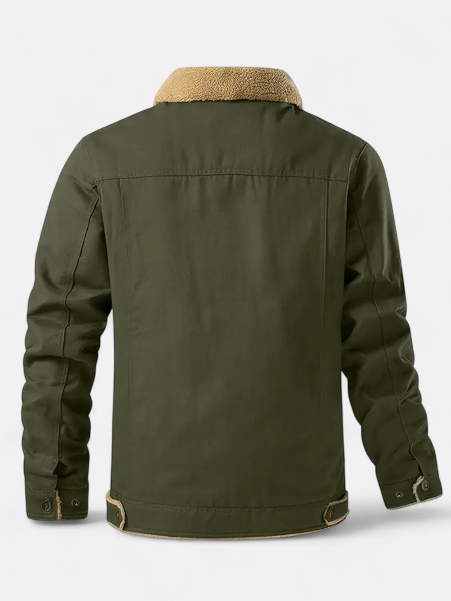 Maisonancien | Męska Kurtka Polarowa – Casual z Kieszeniami i Guzikami