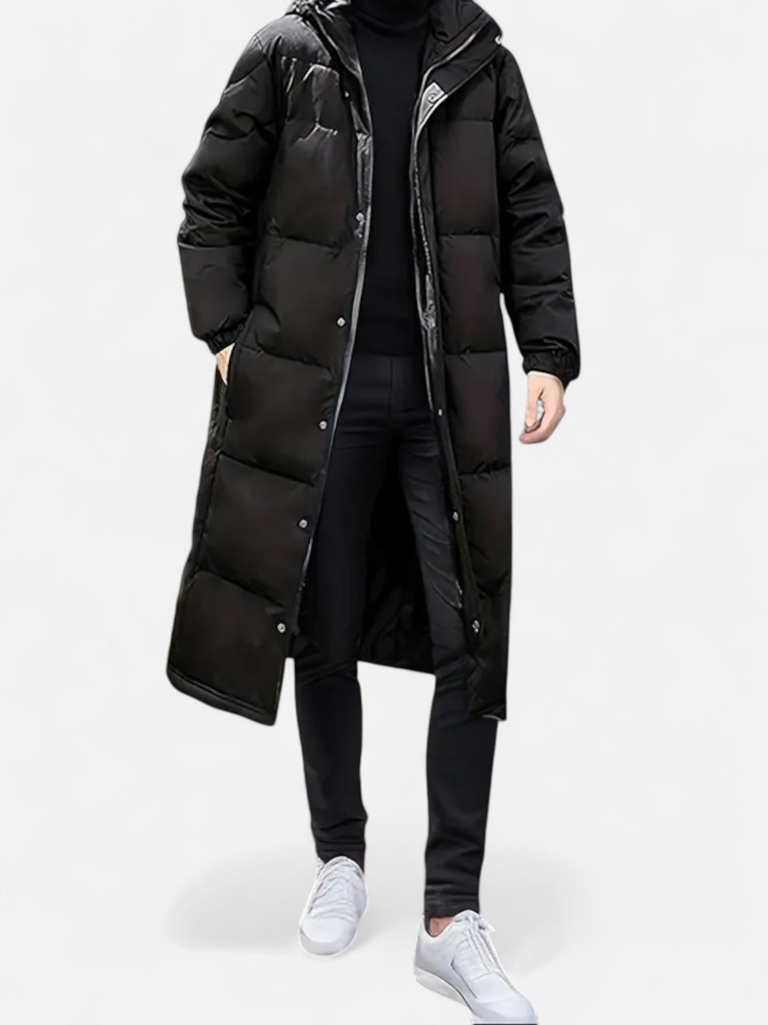 Maisonancien | Ciepły Płaszcz Mid-Length – Styl Casual Premium