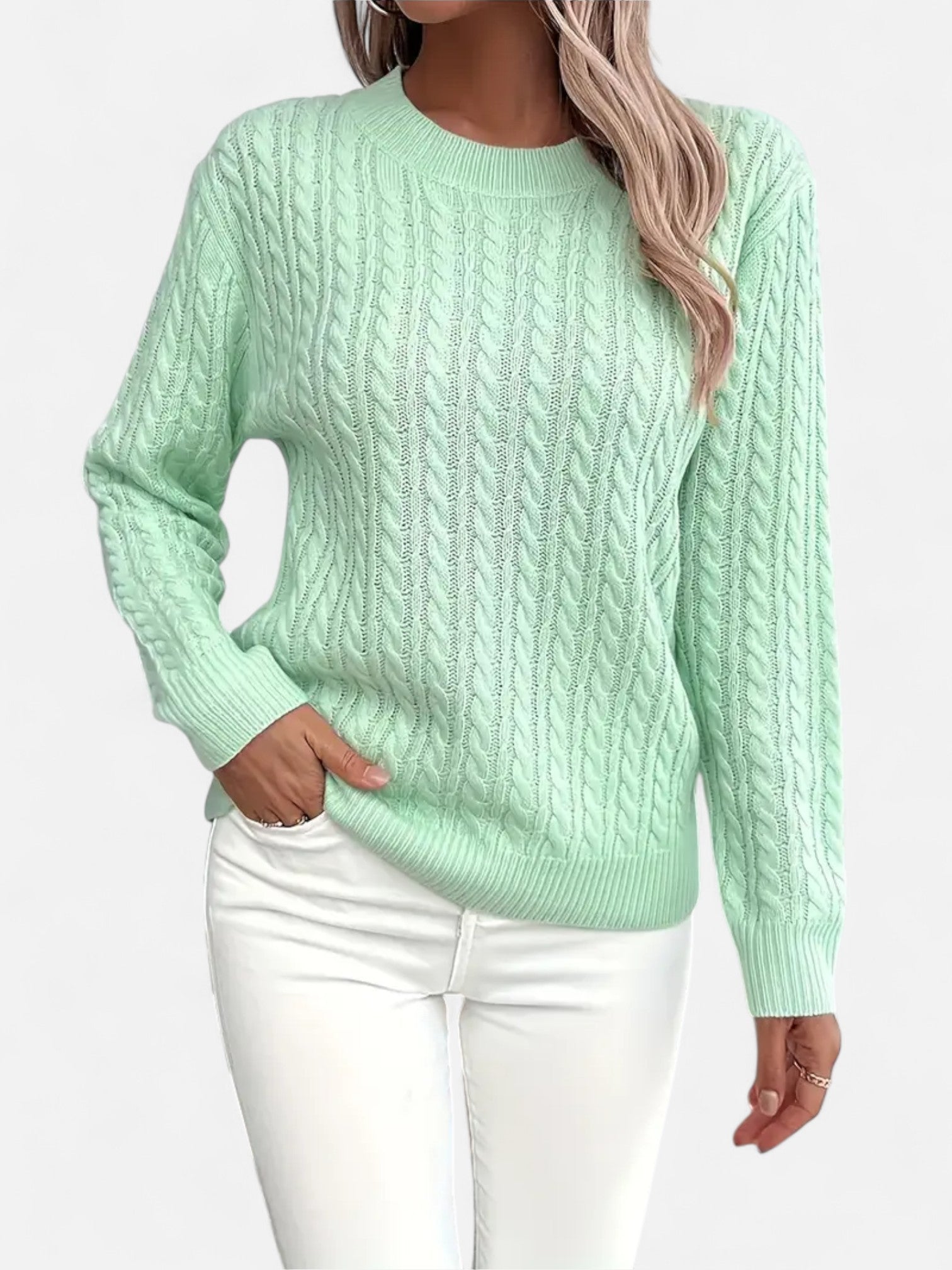 Maisonancien | Damski Sweter Oversize – Klasyczny Minimalizm