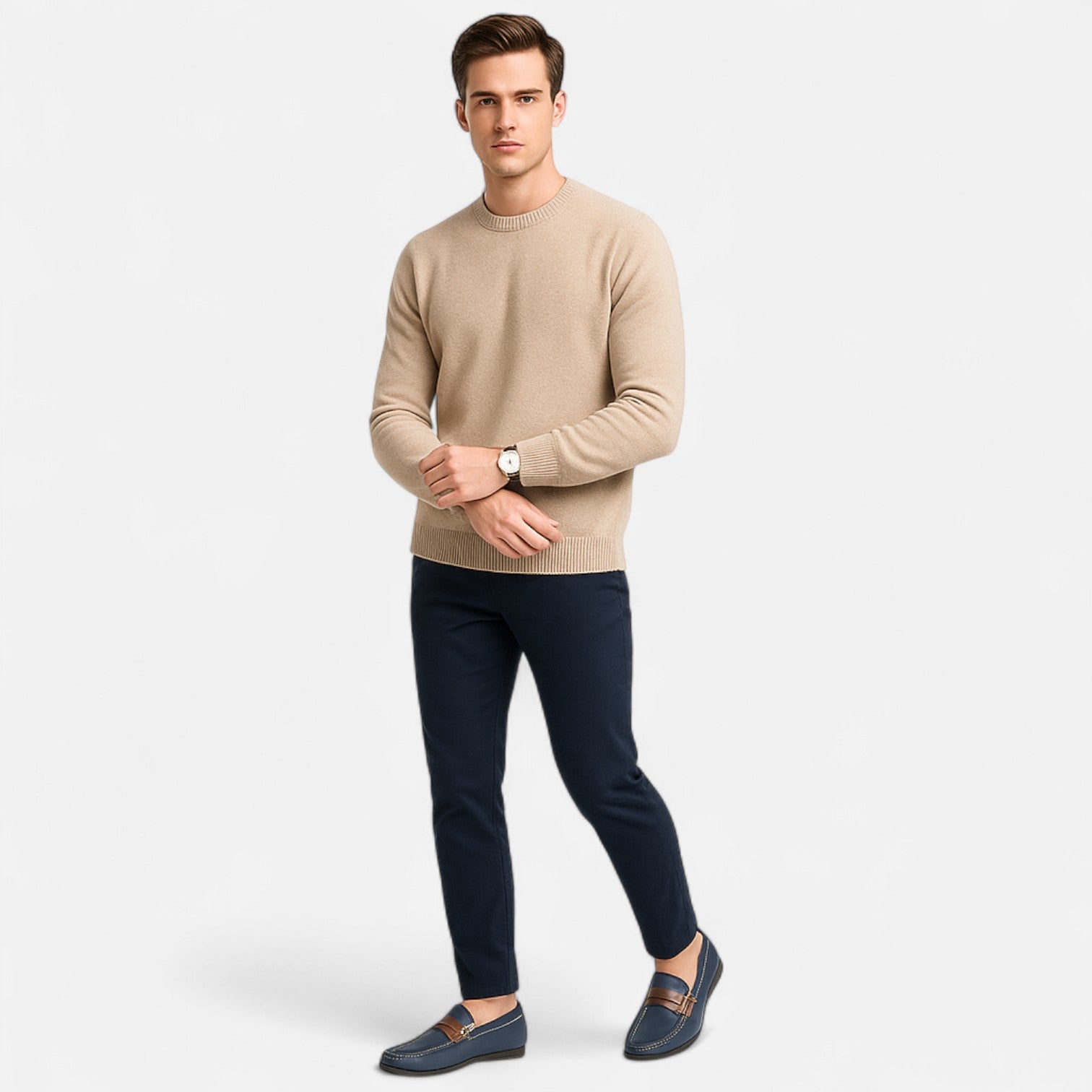 Maisonancien | Męskie penny loafers – klasyka i komfort