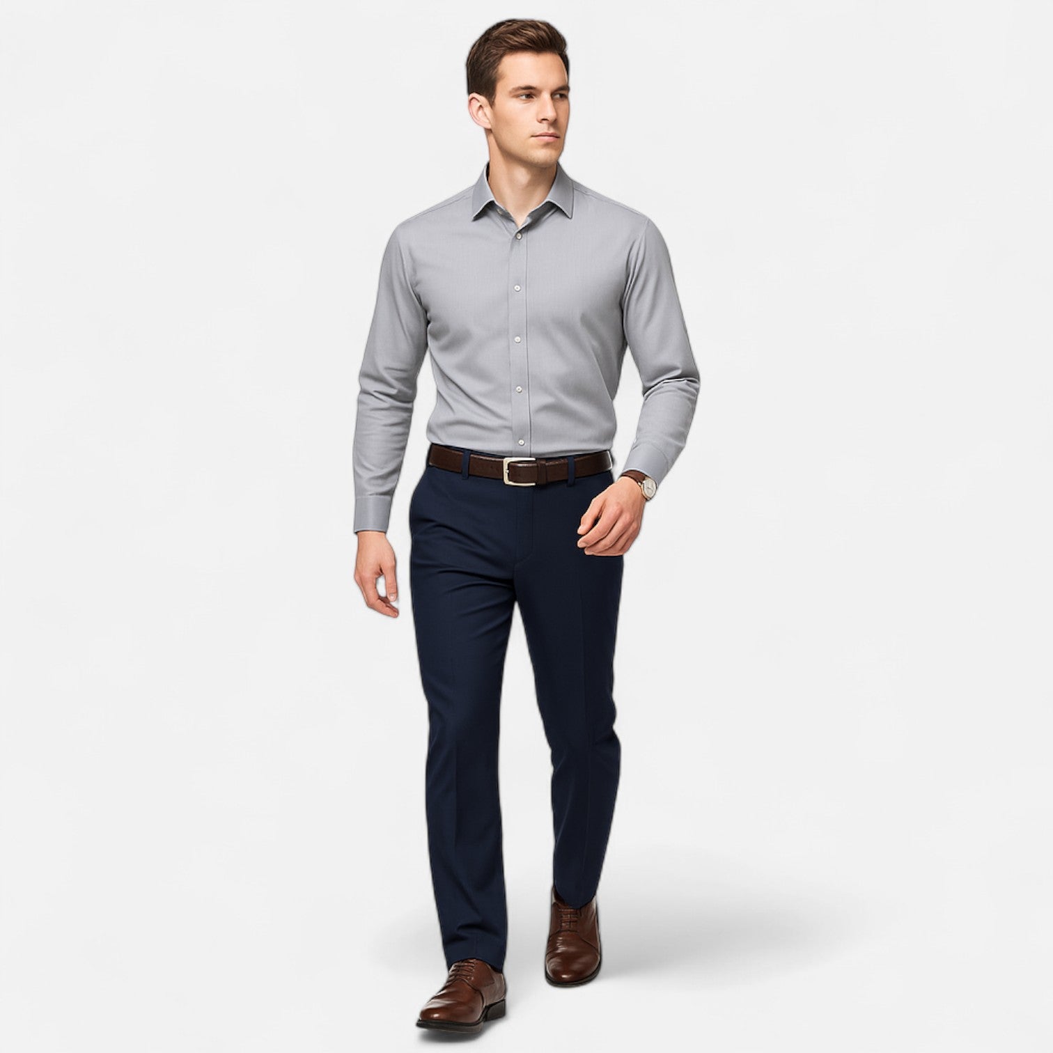 Maisonancien | Męskie spodnie business – styl angielski codzienny