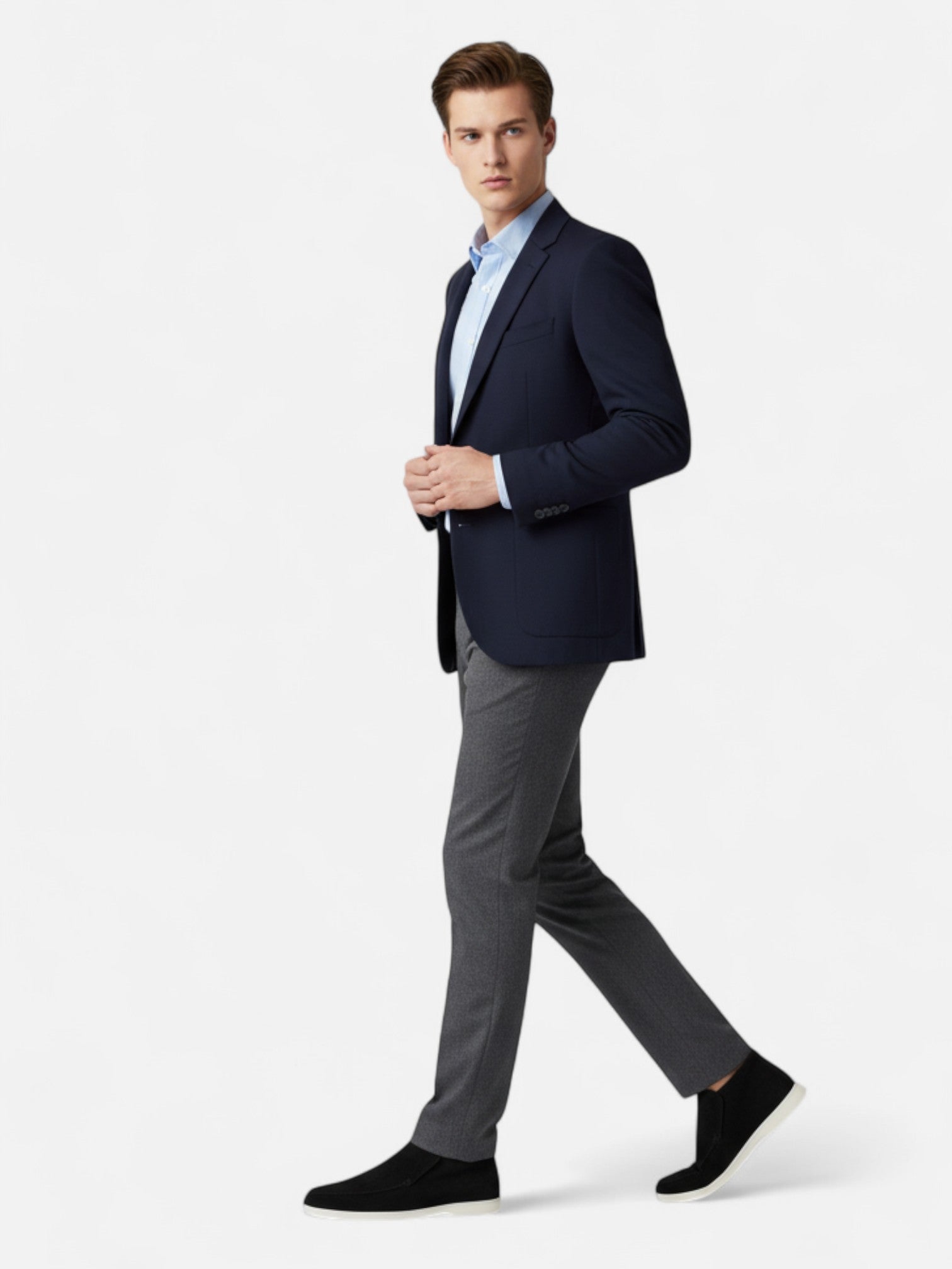 Maisonancien | Męskie Loafersy z Zamszu – Klasyczny Szyk