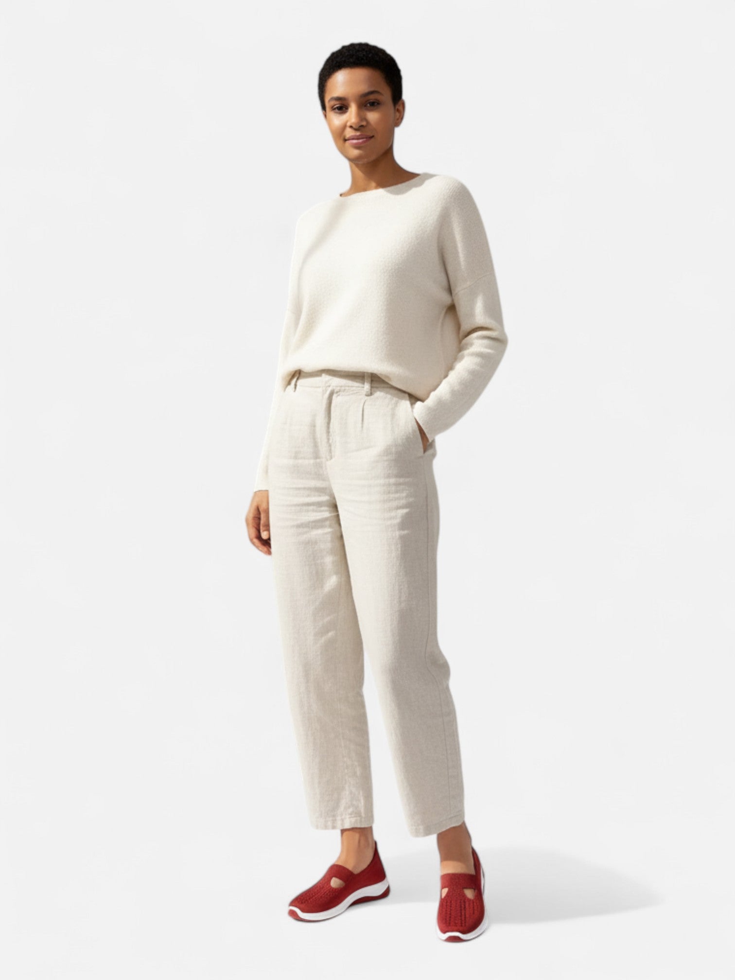 Maisonancien | Damskie slip-on buty z antypoślizgową podeszwą