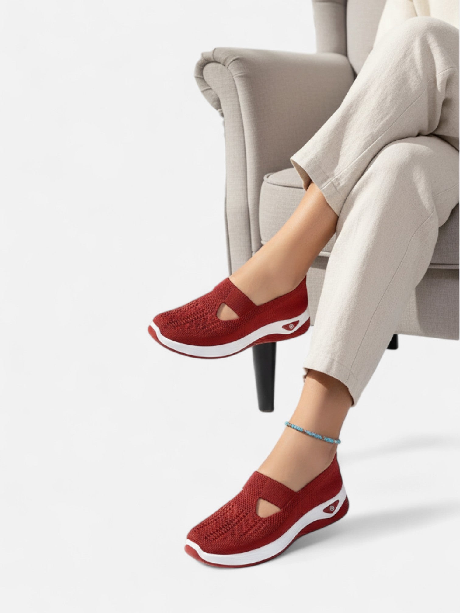 Maisonancien | Damskie slip-on buty z antypoślizgową podeszwą