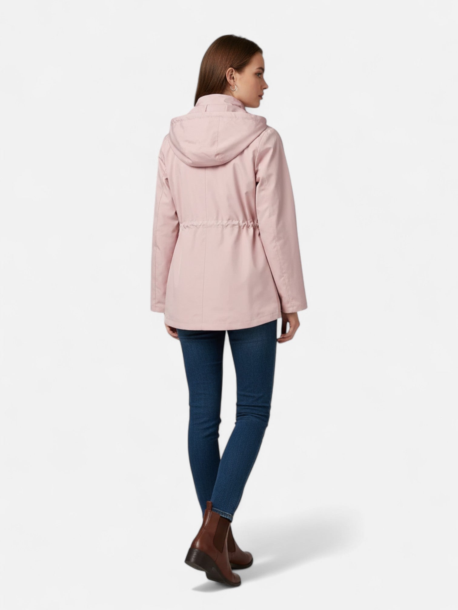 Maisonancien | Damski trencz z kapturem i troczkiem