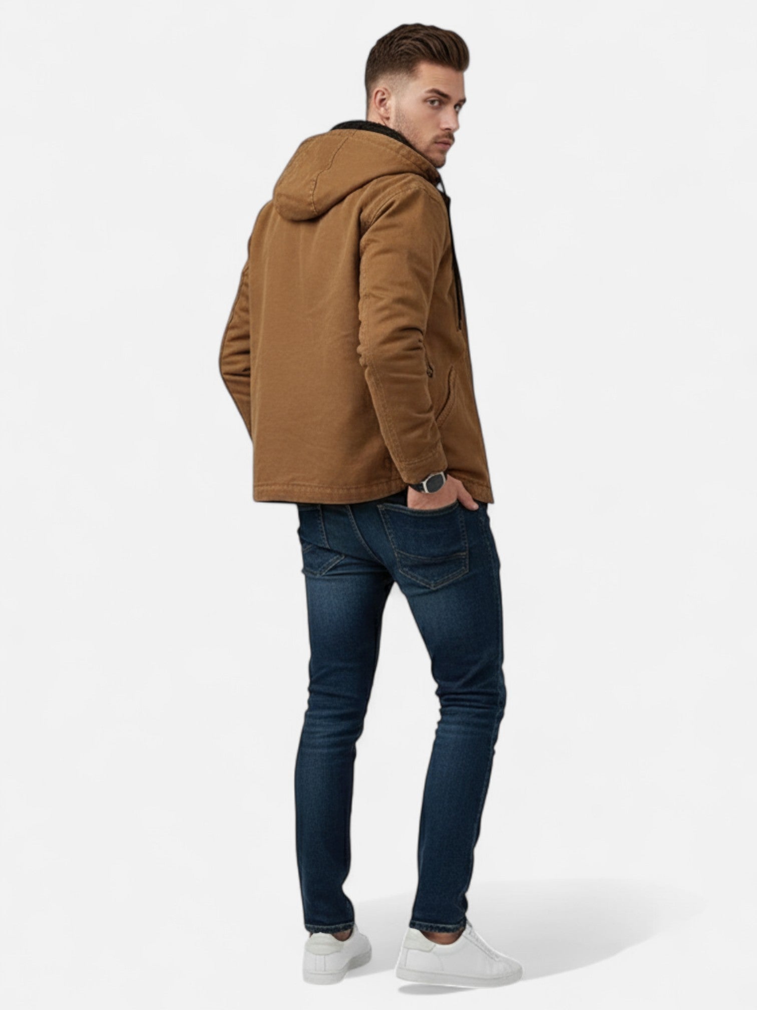 Maisonancien | Męska Kurtka Premium – Ekoskóra & Komfort Zimy