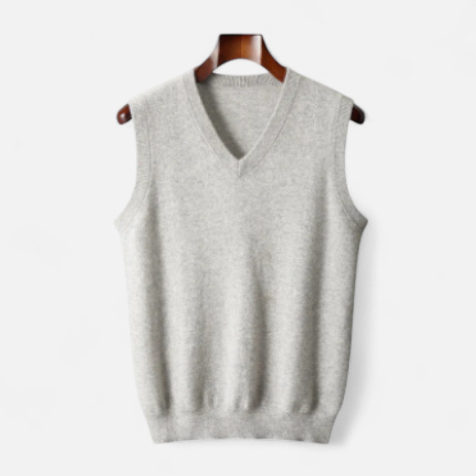 Maisonancien | Bezrękawnik Ellery z dzianiny Oxford Heritage