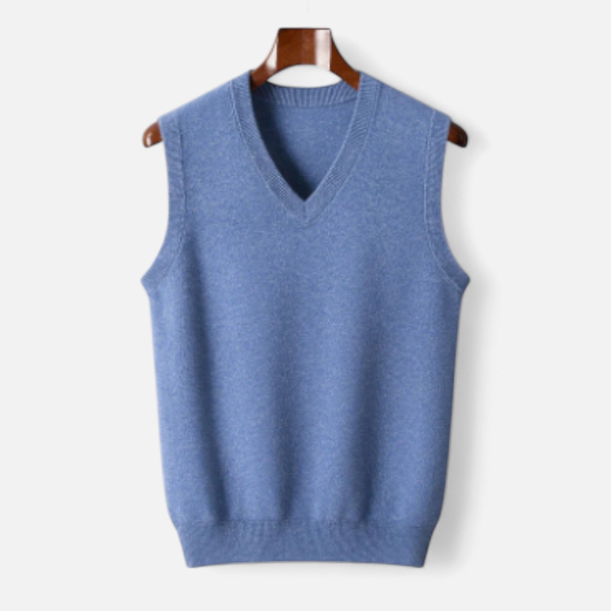 Maisonancien | Bezrękawnik Ellery z dzianiny Oxford Heritage