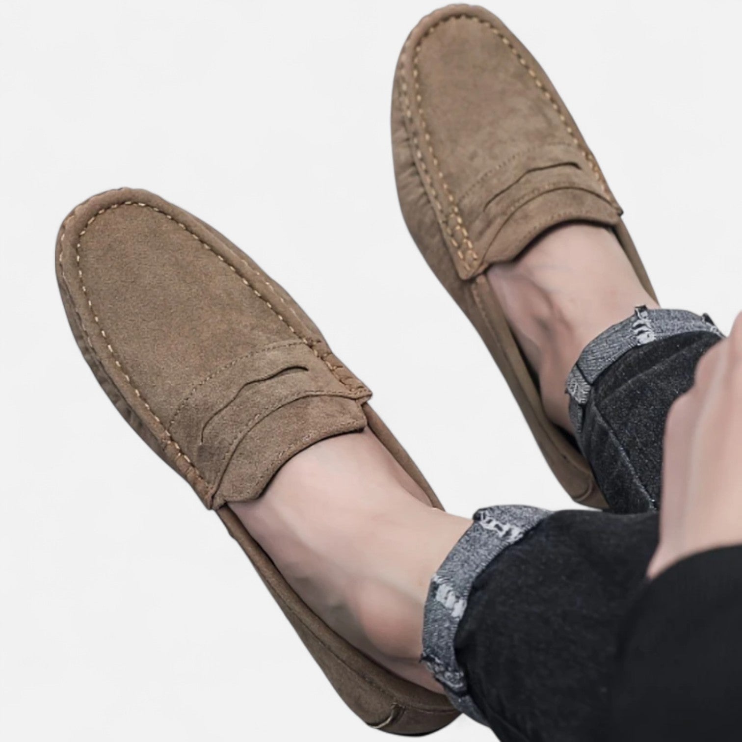 Maisonancien | Męskie penny loafers – klasyka i komfort