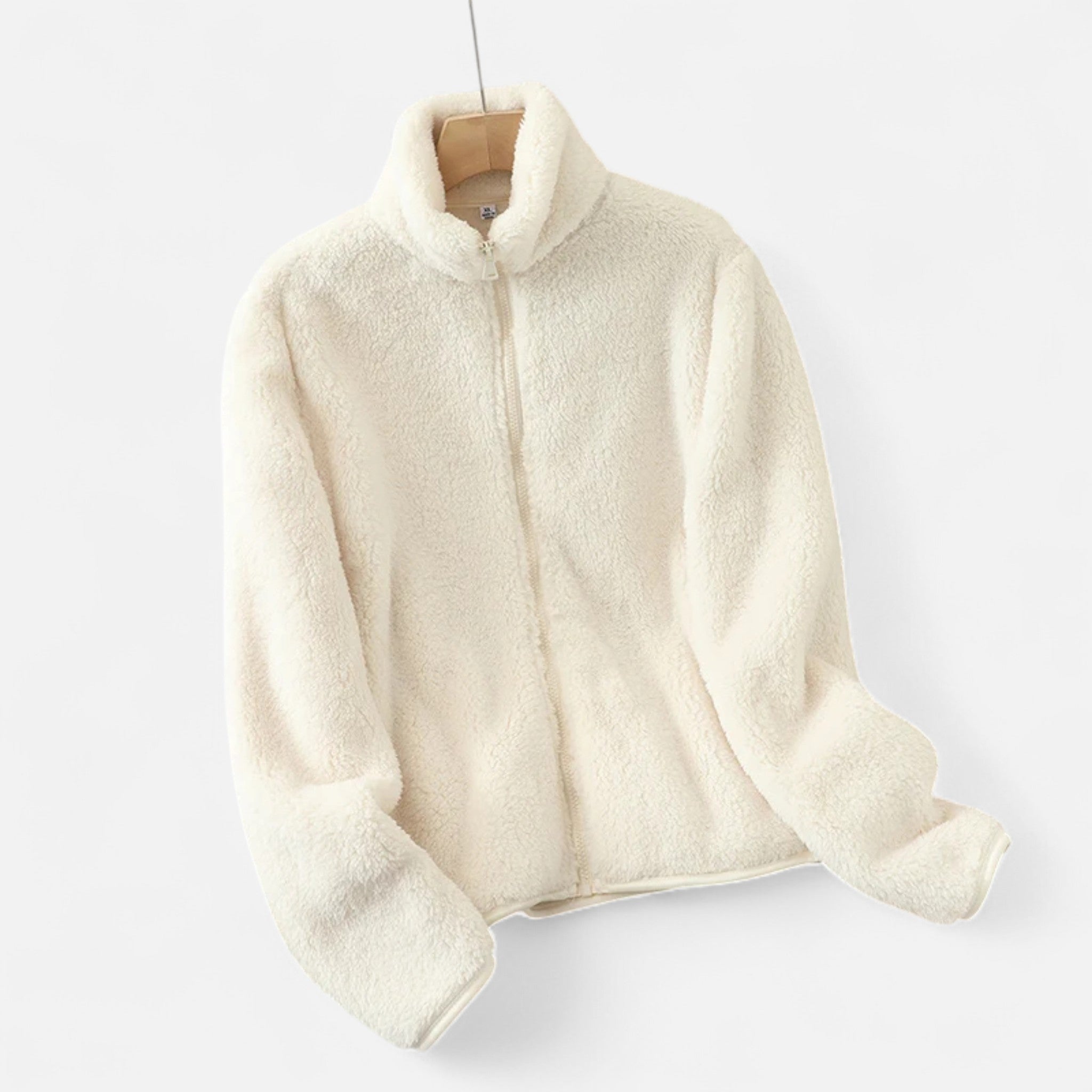 Maisonancien | Damski zimowy płaszcz z polaru dwustronny