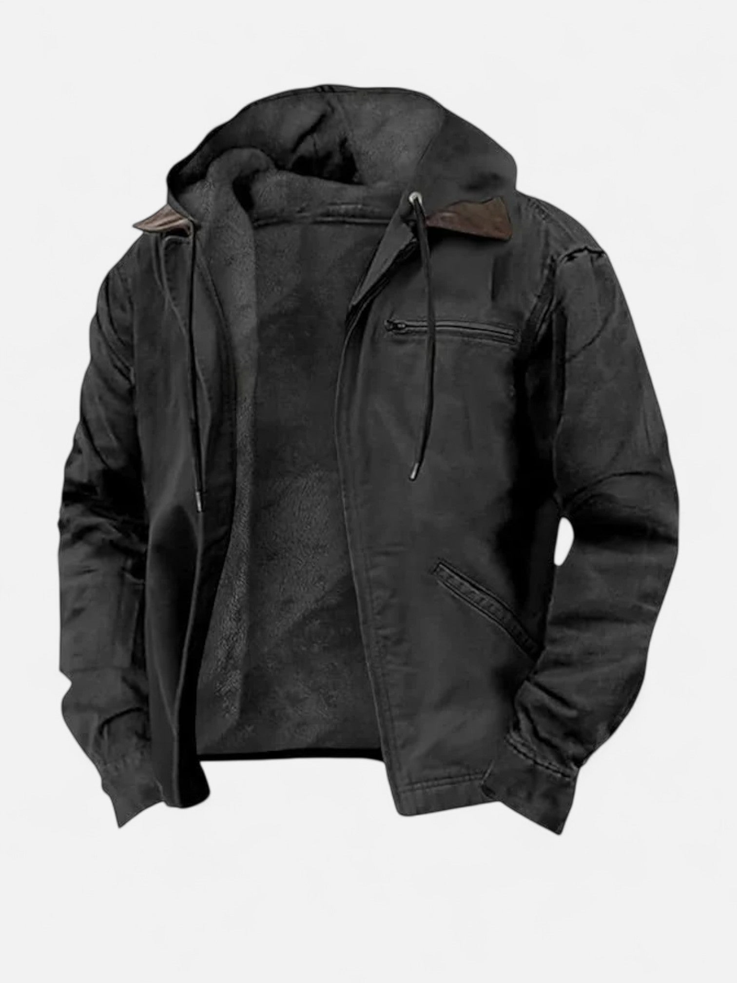 Maisonancien | Męska Kurtka Premium – Ekoskóra & Komfort Zimy