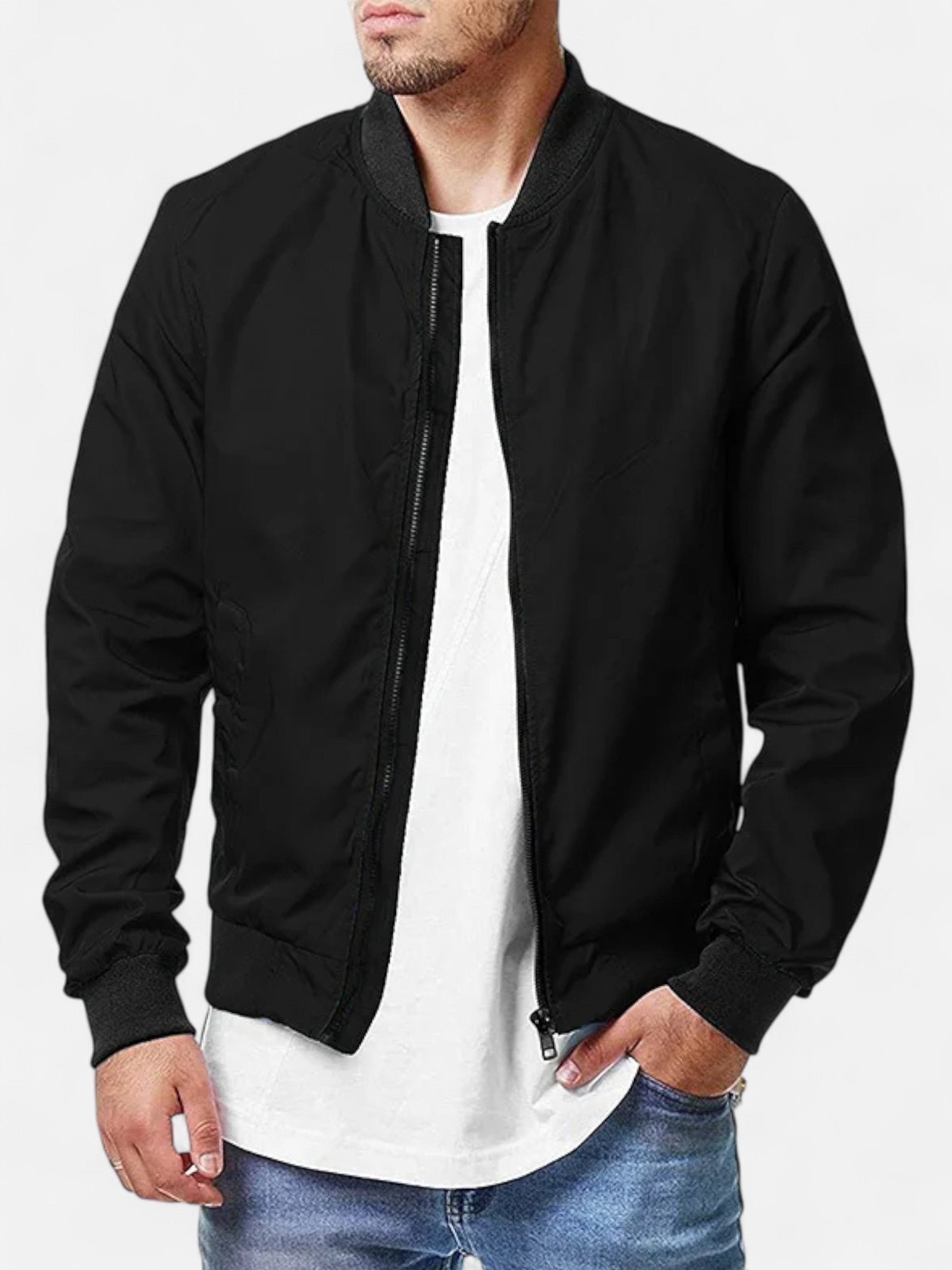 Maisonancien | Męska Kurtka Bomber – Klasyczna Elegancja