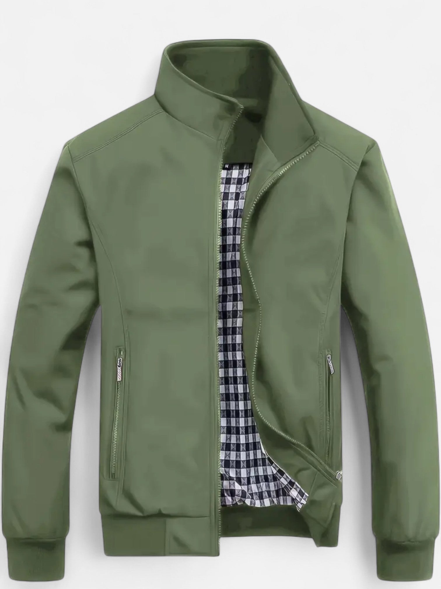 Maisonancien | Męska bomberka w odcieniu jasnej szarości