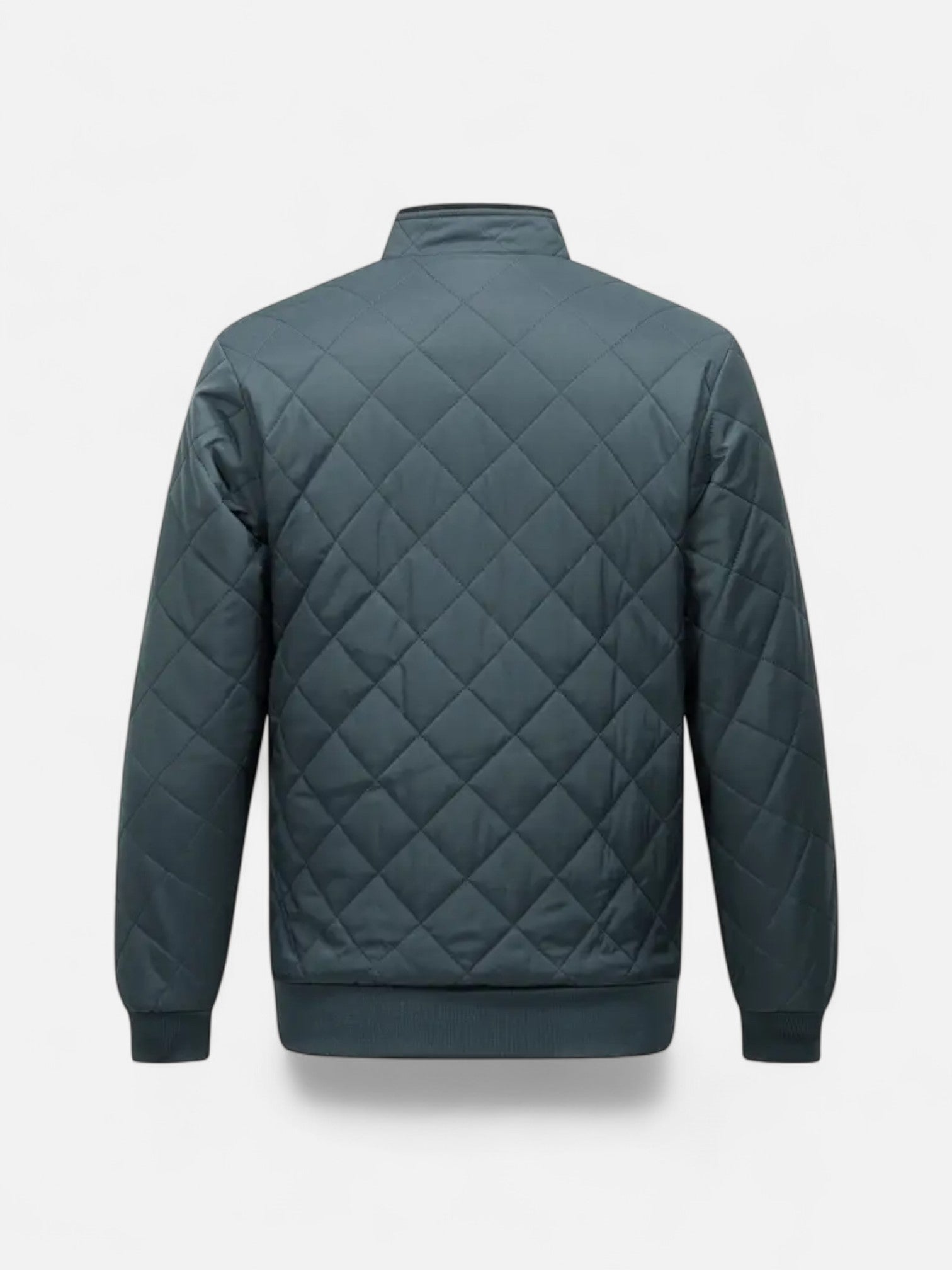 Maisonancien | Męska Kurtka Pikowana – Zimowa z Podszyciem Polarowym