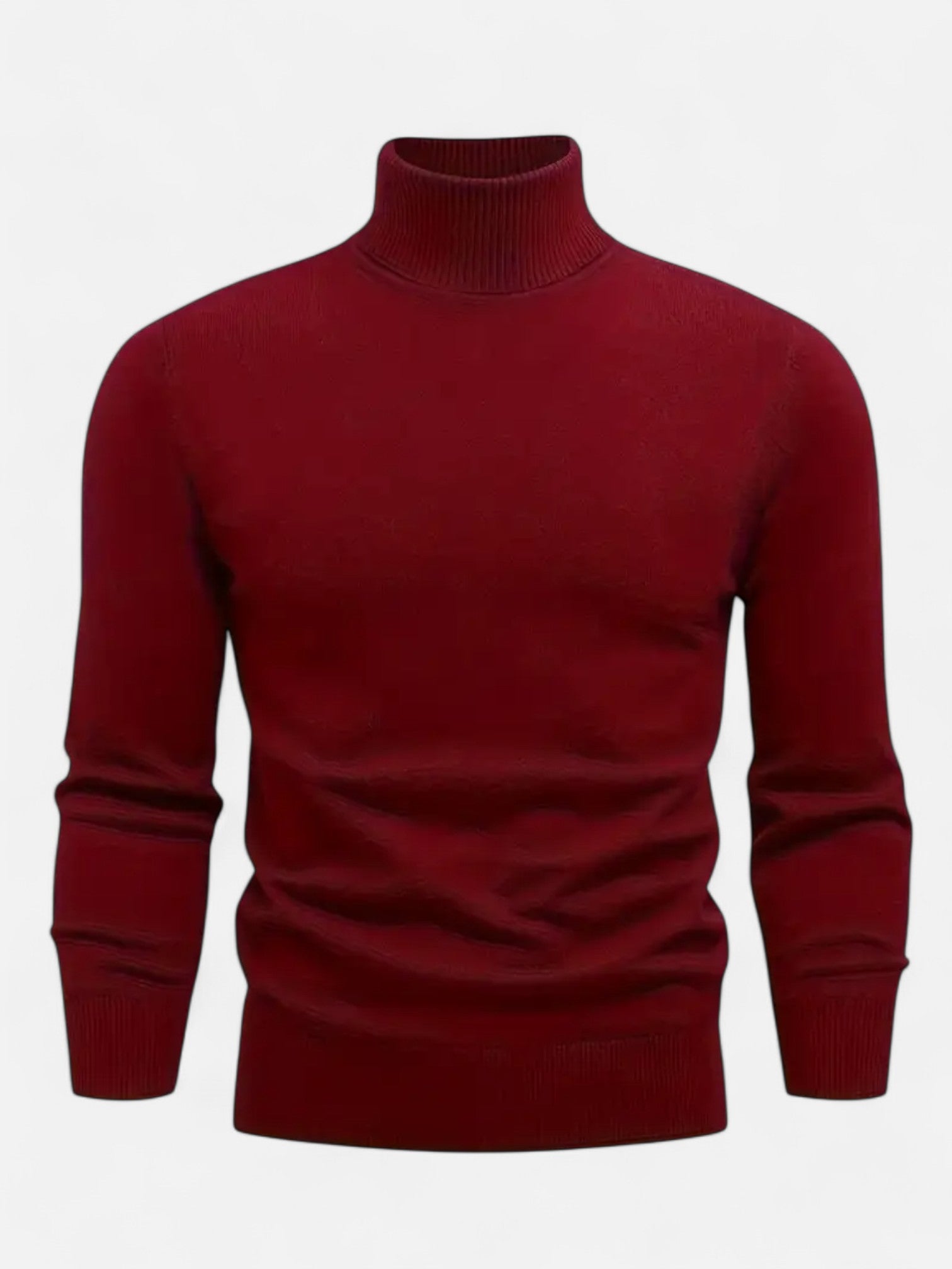 Maisonancien | Męski Sweter Zimowy – Golf High Neck Casual Elegance