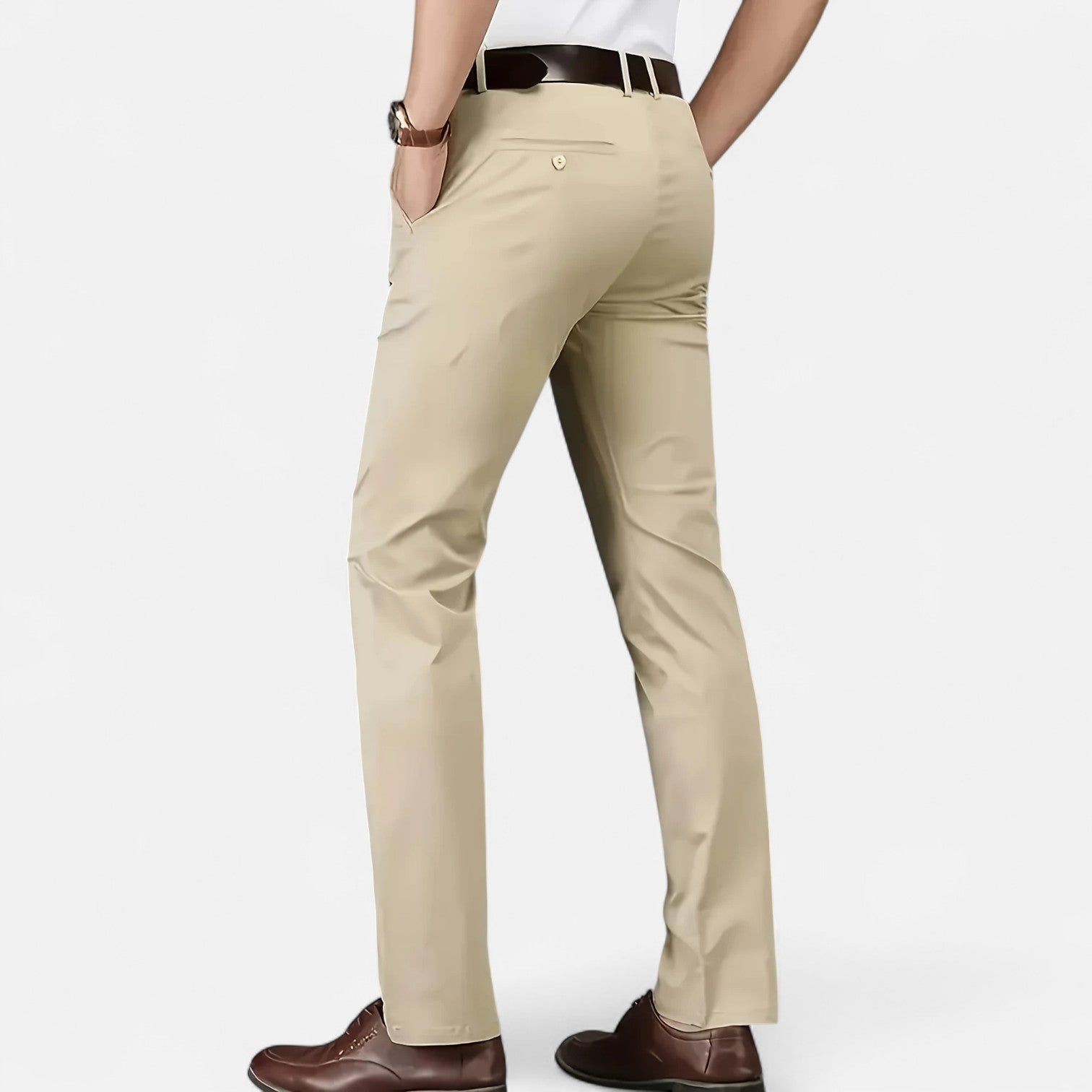 Maisonancien | Męskie spodnie business – styl angielski codzienny