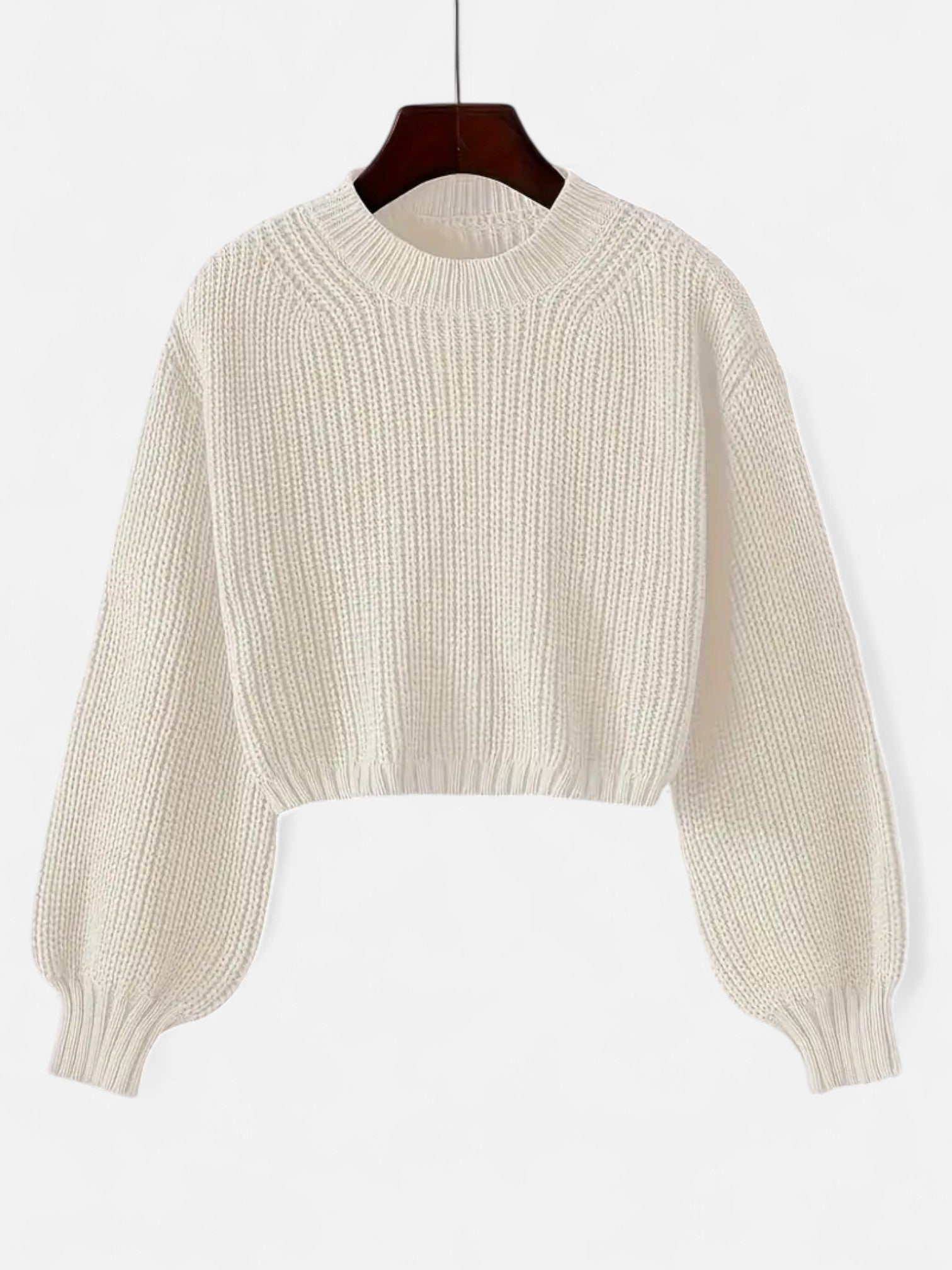 Maisonancien | Damski sweter z bufiastymi rękawami