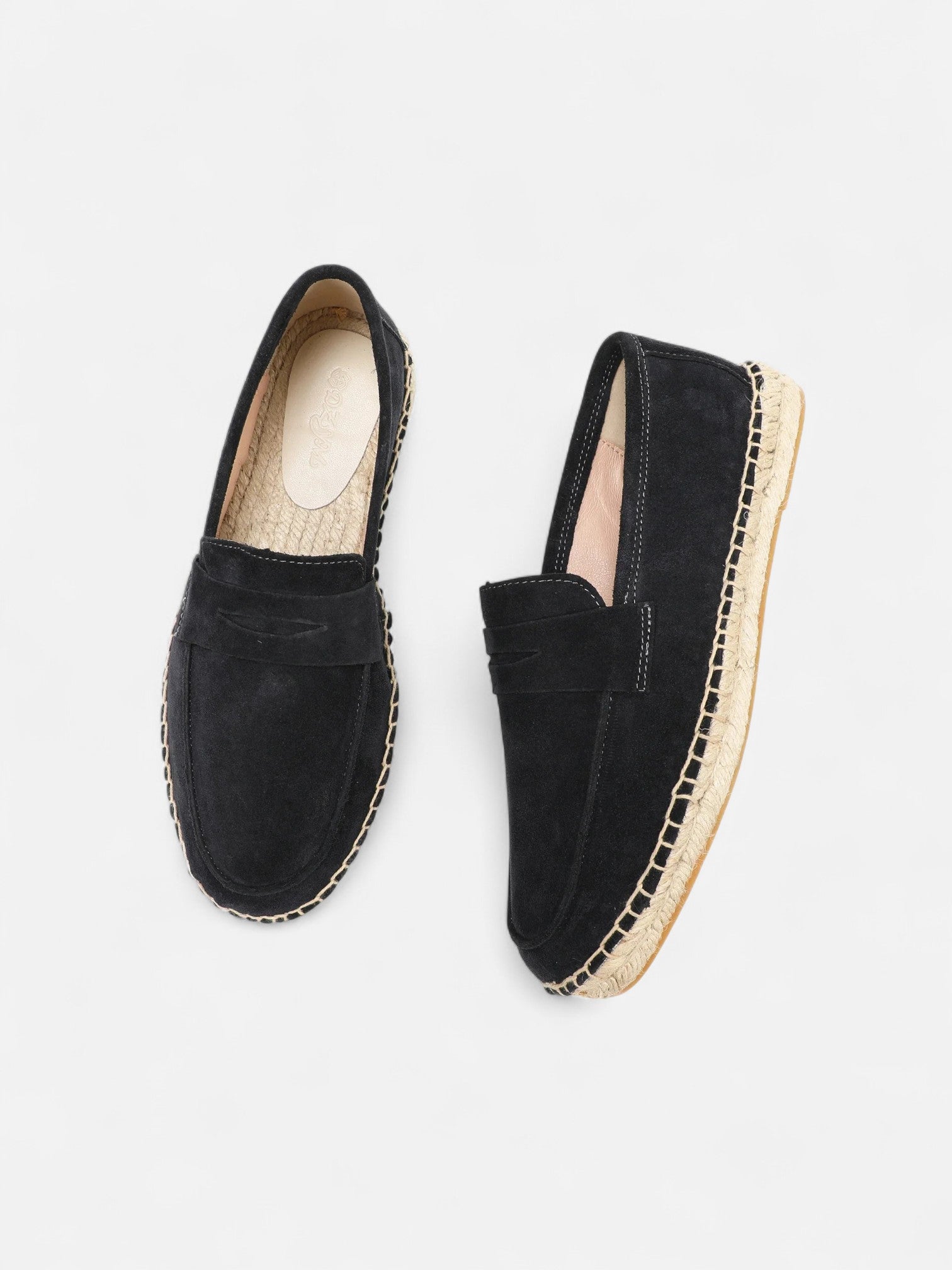 Maisonancien | Męskie espadryle z juty i zamszu bydlęcego