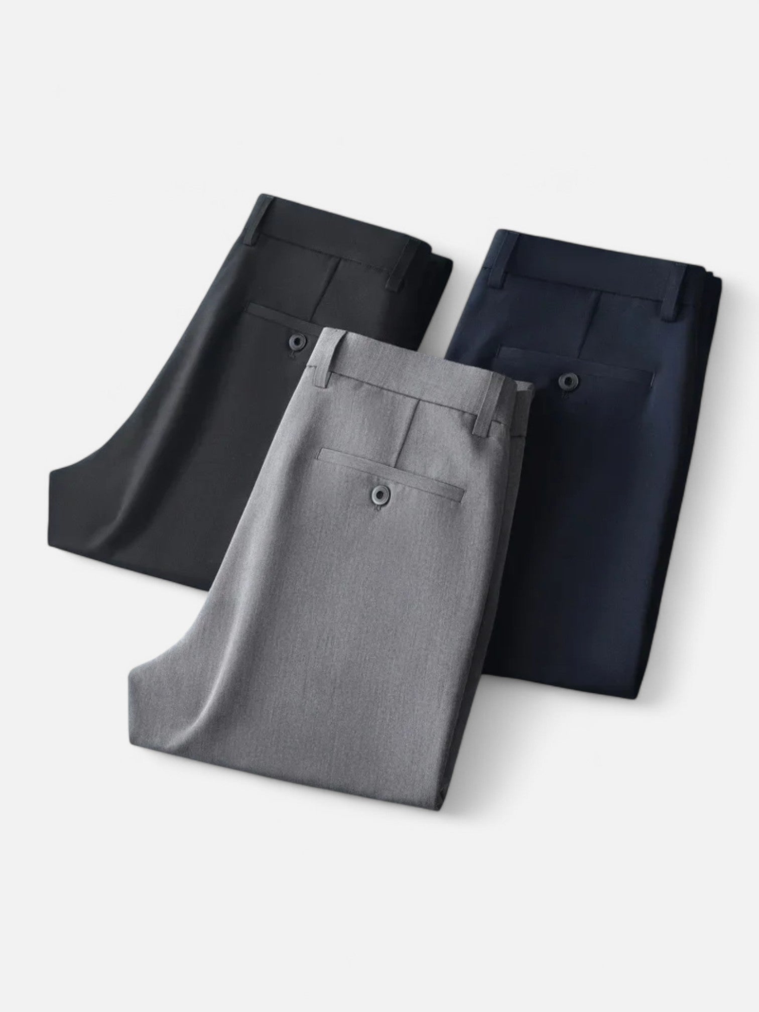 Maisonancien | Męskie klasyczne spodnie garniturowe