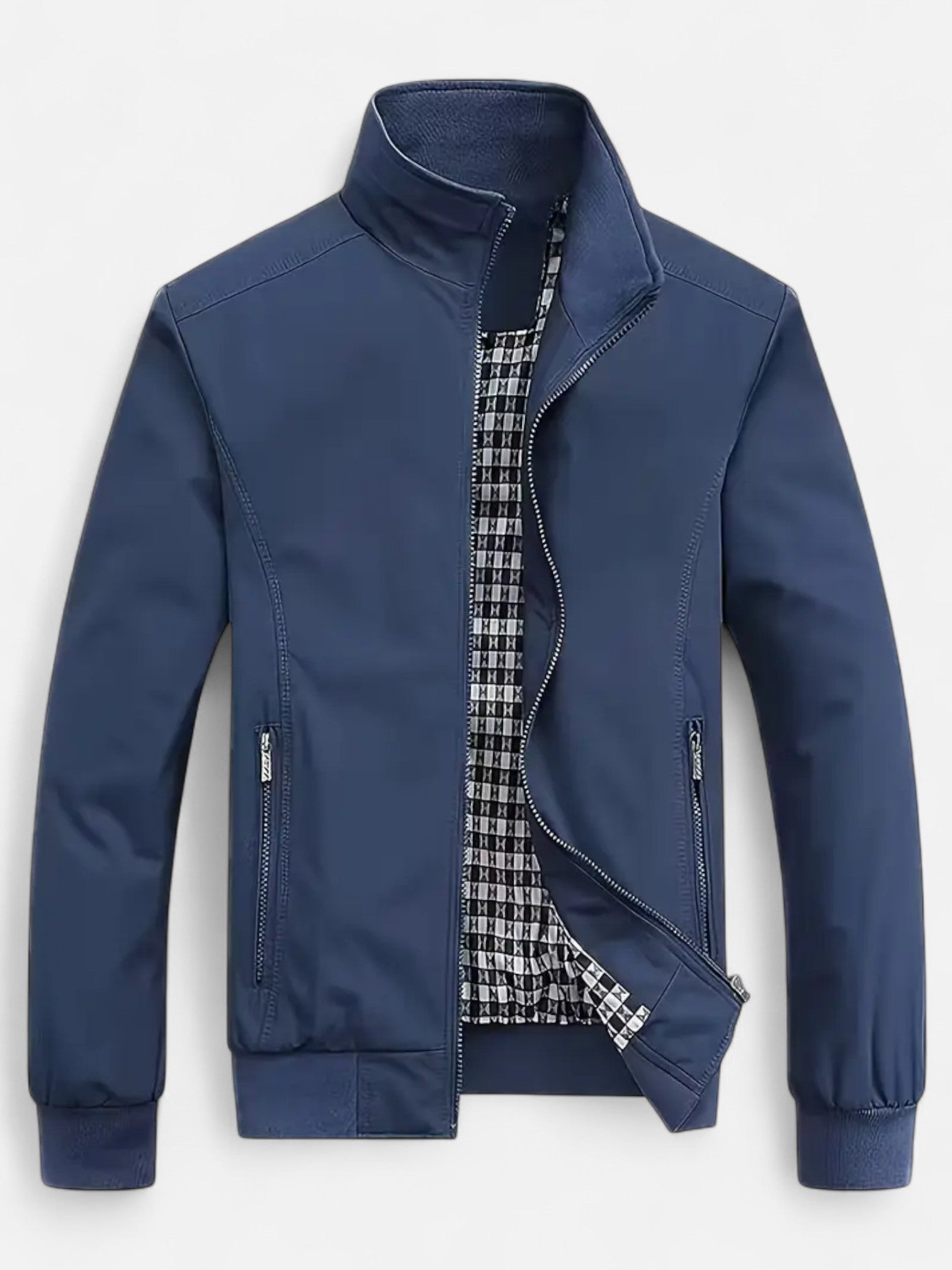 Maisonancien | Męska bomberka w odcieniu jasnej szarości