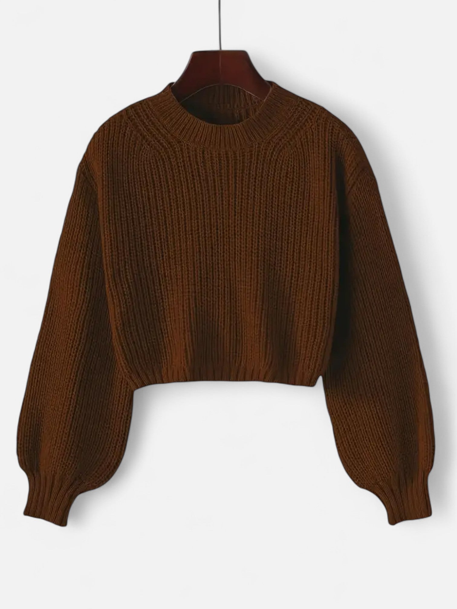 Maisonancien | Damski sweter z bufiastymi rękawami