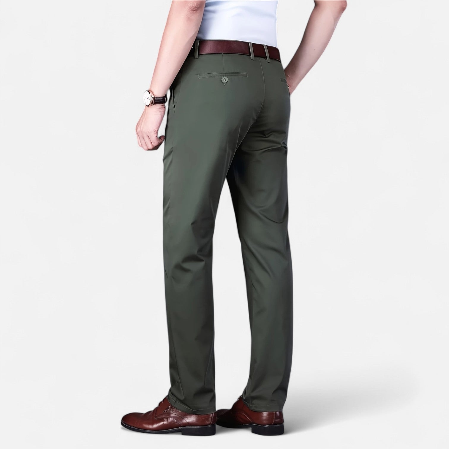 Maisonancien | Męskie spodnie business – styl angielski codzienny