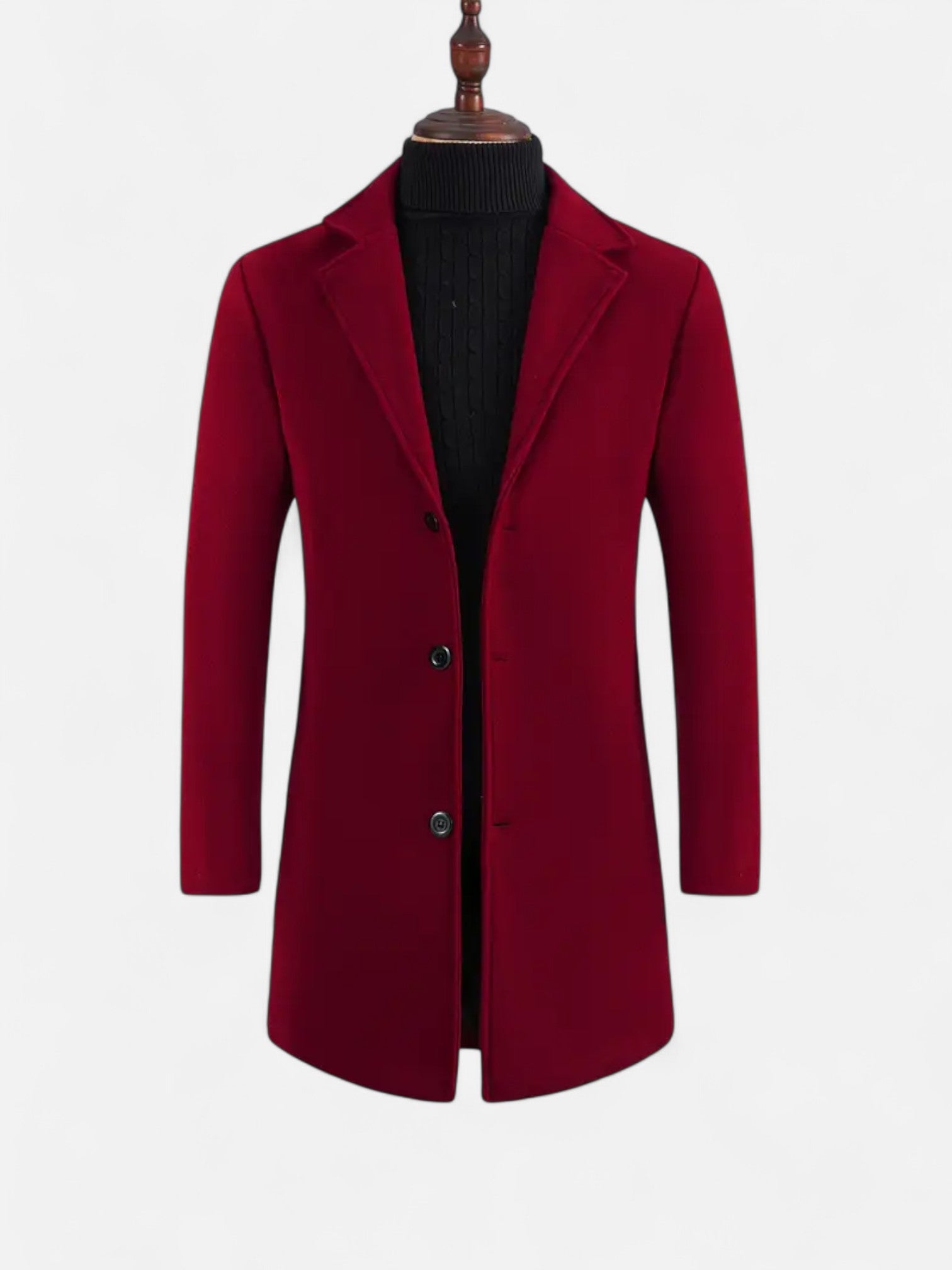 Maisonancien | Męski Płaszcz Zimowy – Slim Fit Elegance