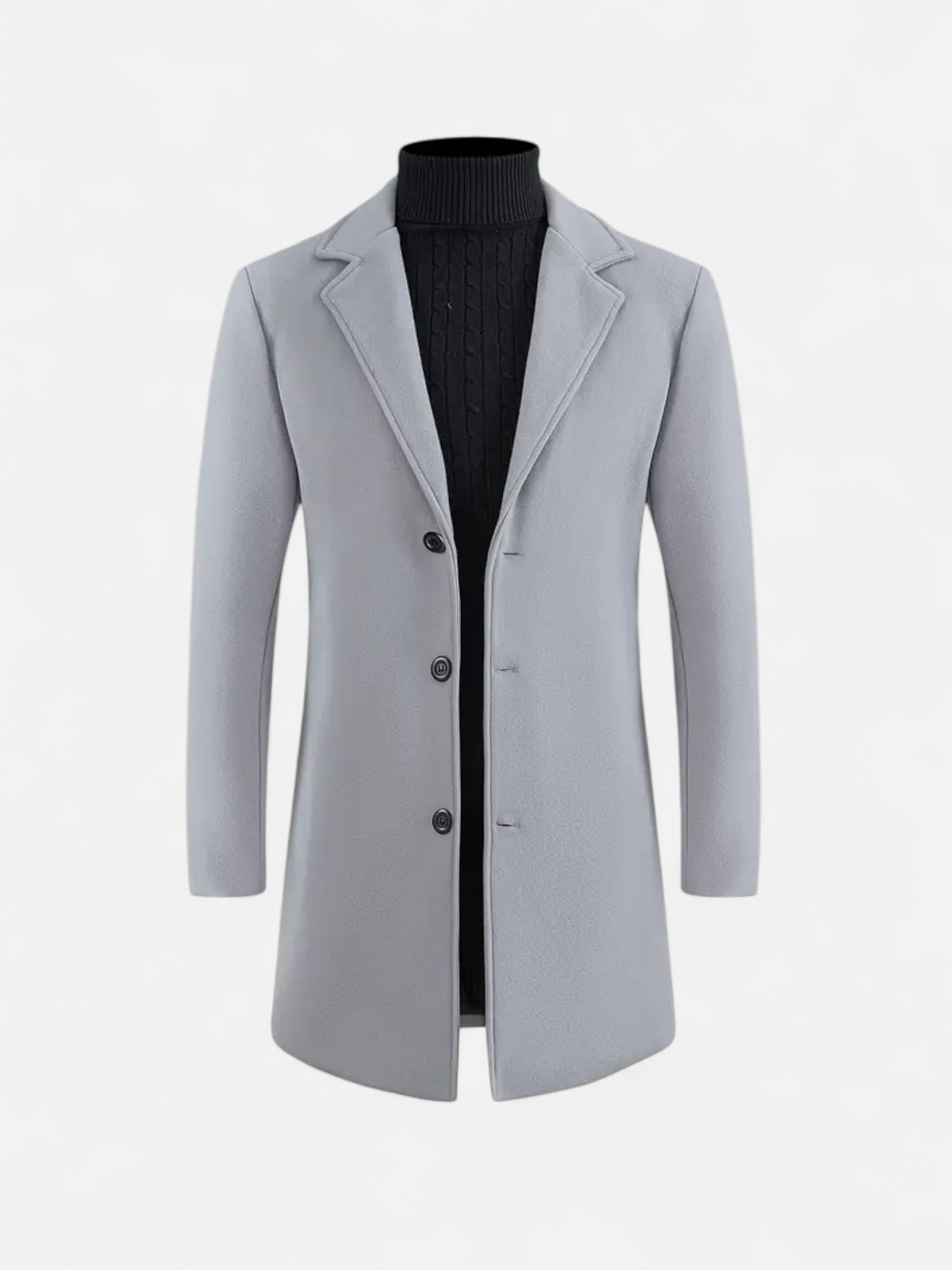 Maisonancien | Męski Płaszcz Zimowy – Slim Fit Elegance