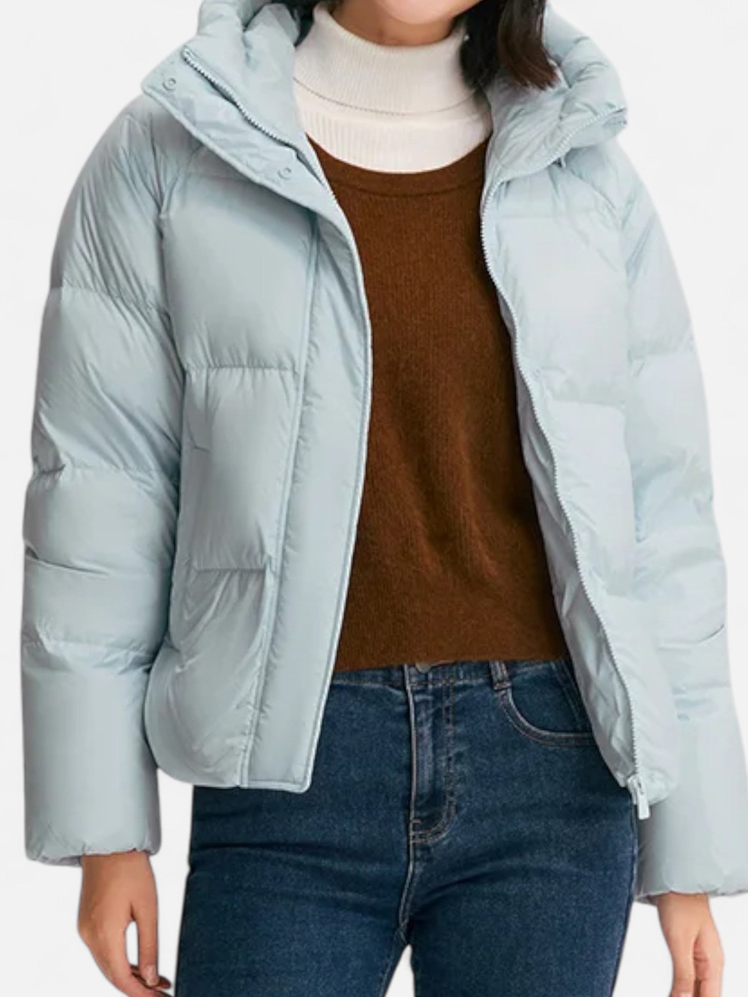 Maisonancien | Damska Kurtka Puchowa – Three-Proof z Kapturem