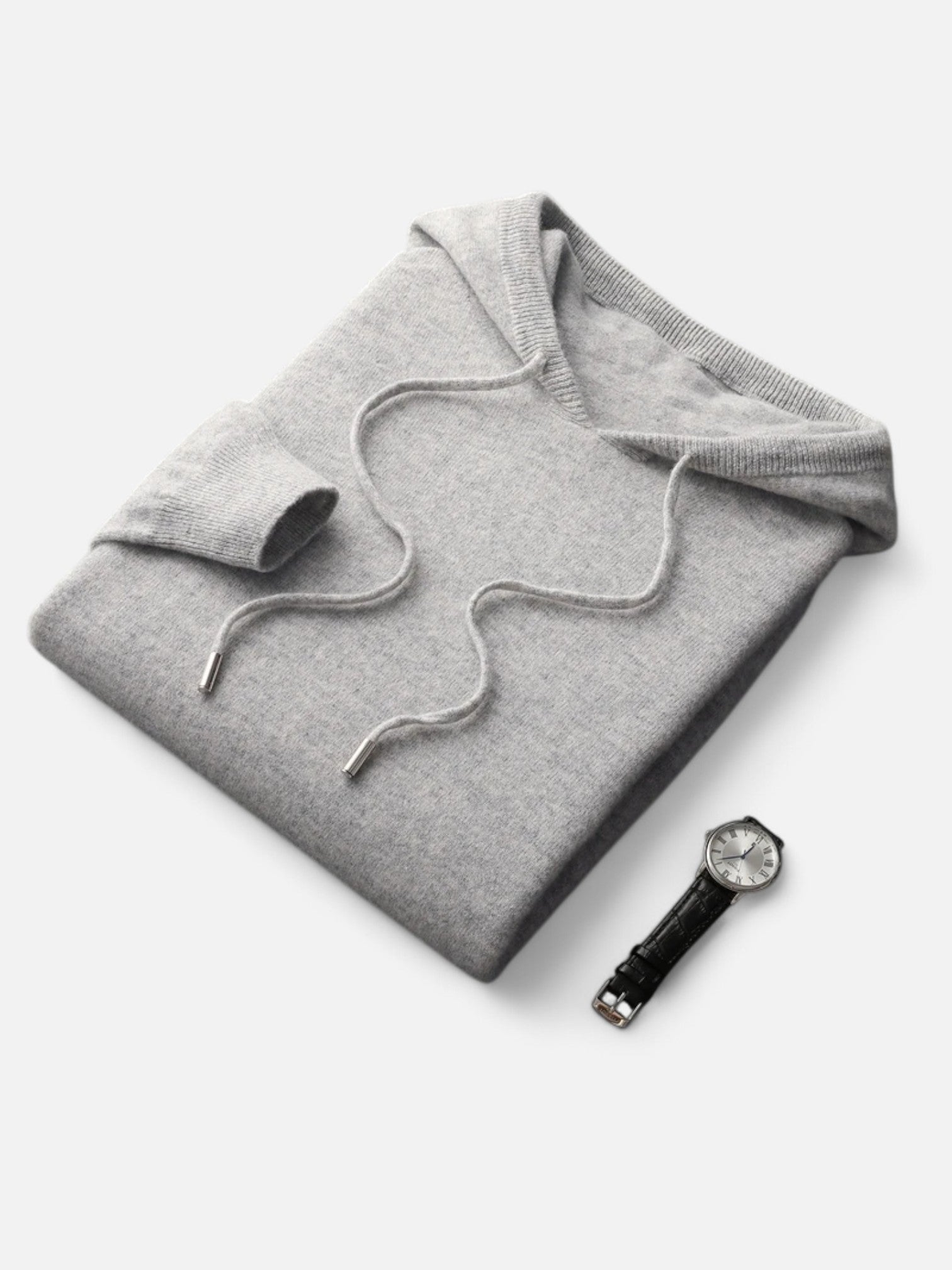 Maisonancien | Męska bluza z kapturem z wełny merino