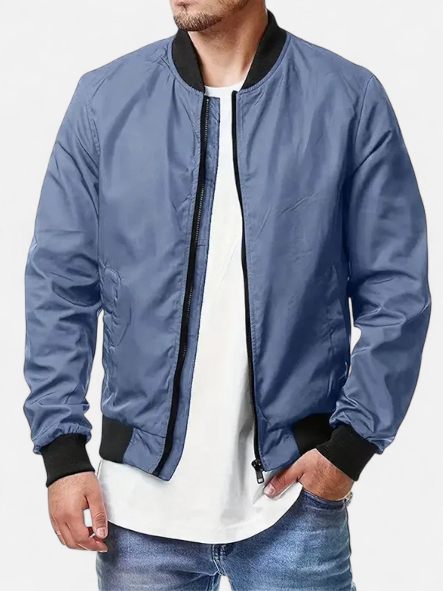 Maisonancien | Męska Kurtka Bomber – Klasyczna Elegancja