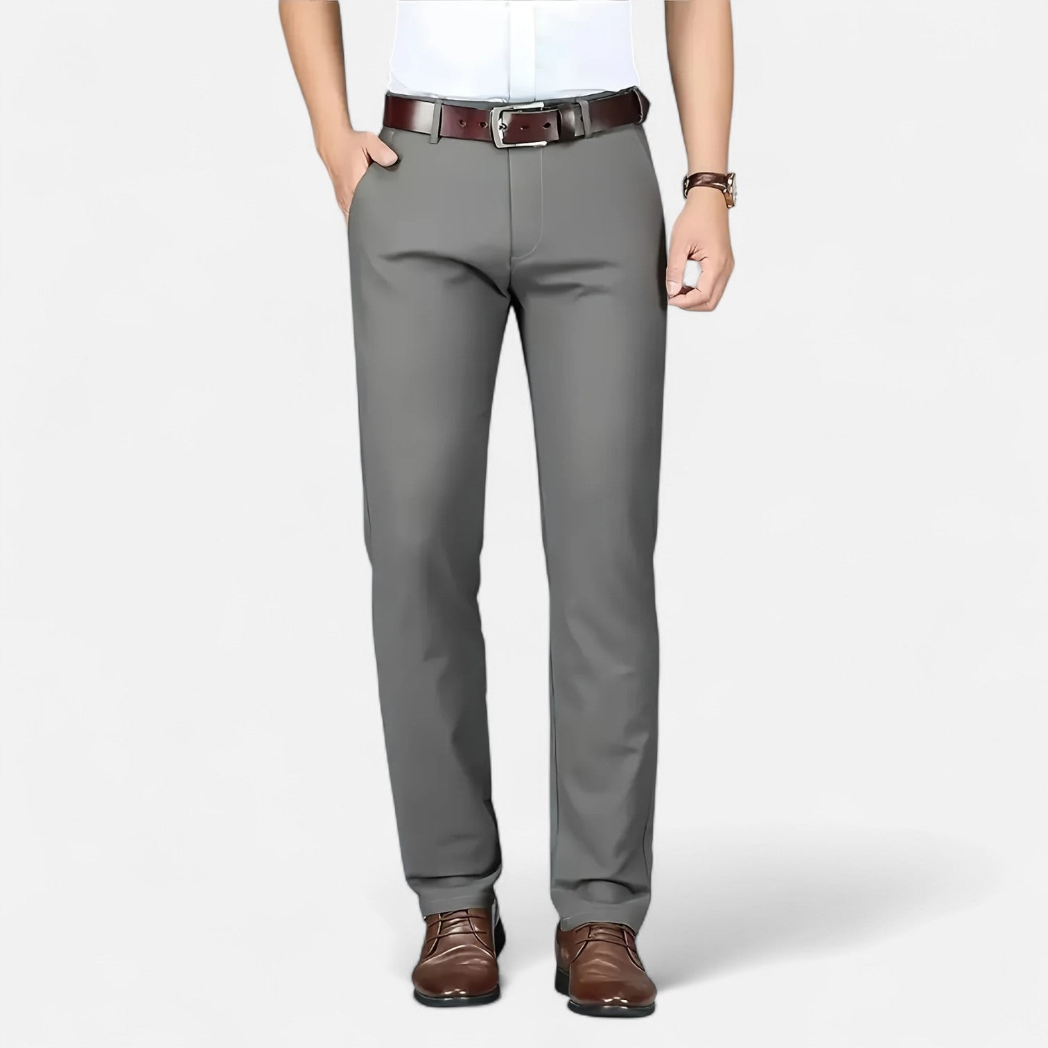 Maisonancien | Męskie spodnie business – styl angielski codzienny