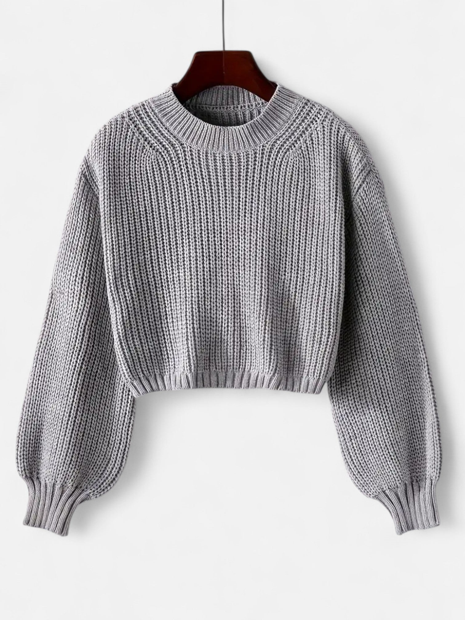 Maisonancien | Damski sweter z bufiastymi rękawami